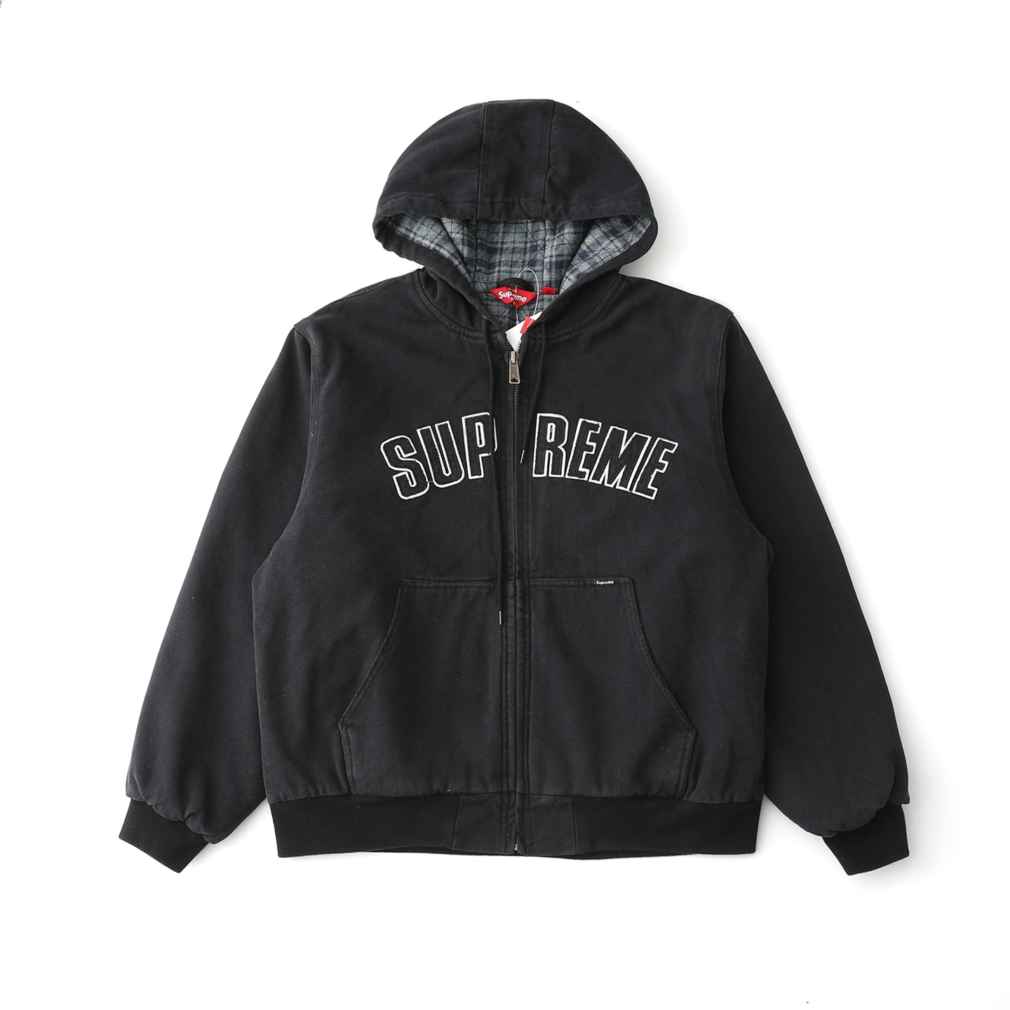 Supreme FW25 WEEK1 Reflective Arc Hooded Work Jacket