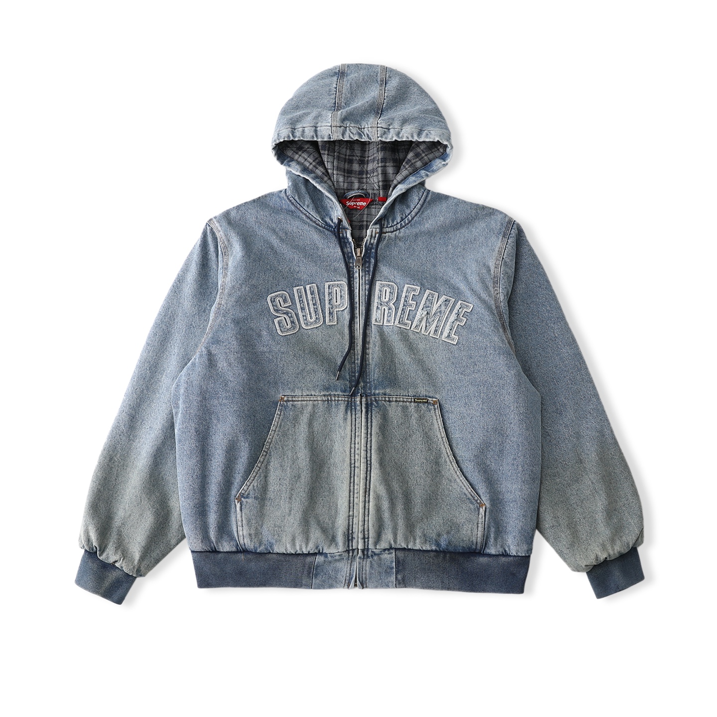 Supreme FW25 WEEK1 Reflective Arc Hooded Work Jacket