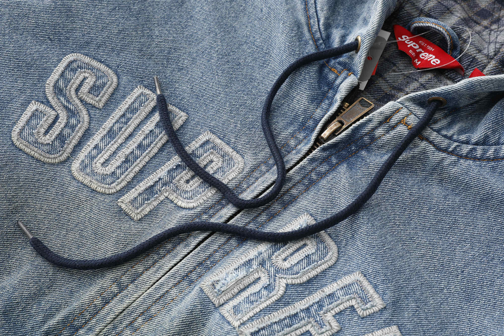 Supreme FW25 WEEK1 Reflective Arc Hooded Work Jacket