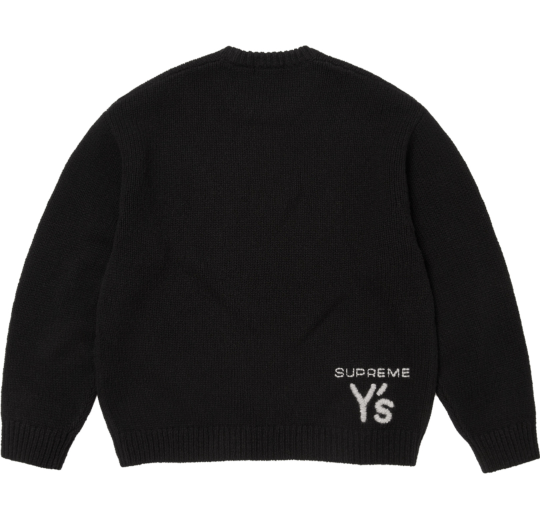SUPREME X Y'S BY YOHJI YAMAMOTO SWEATER