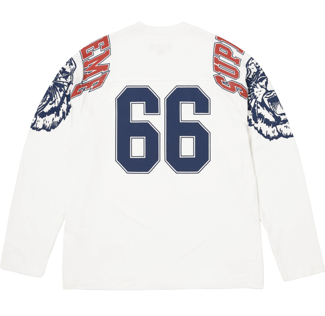 SUPREME FW25 MASCOT L/S FOOTBALL TOP