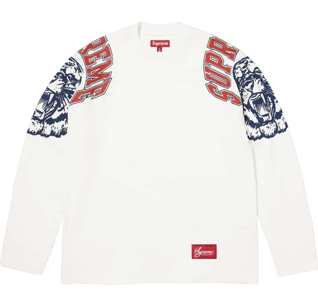 SUPREME FW25 MASCOT L/S FOOTBALL TOP