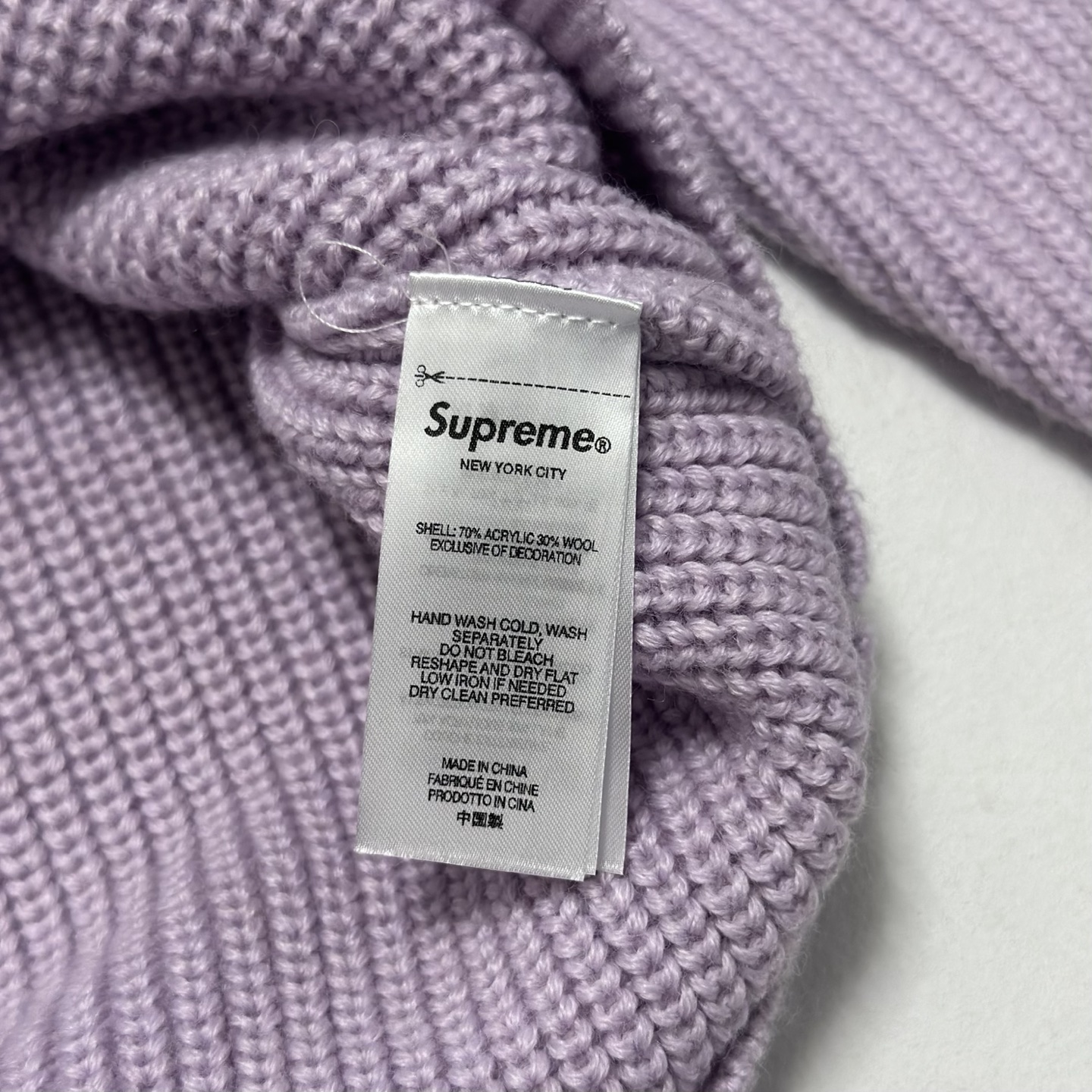 SUPREME FW25 SMALL BOX POLO SWEATER