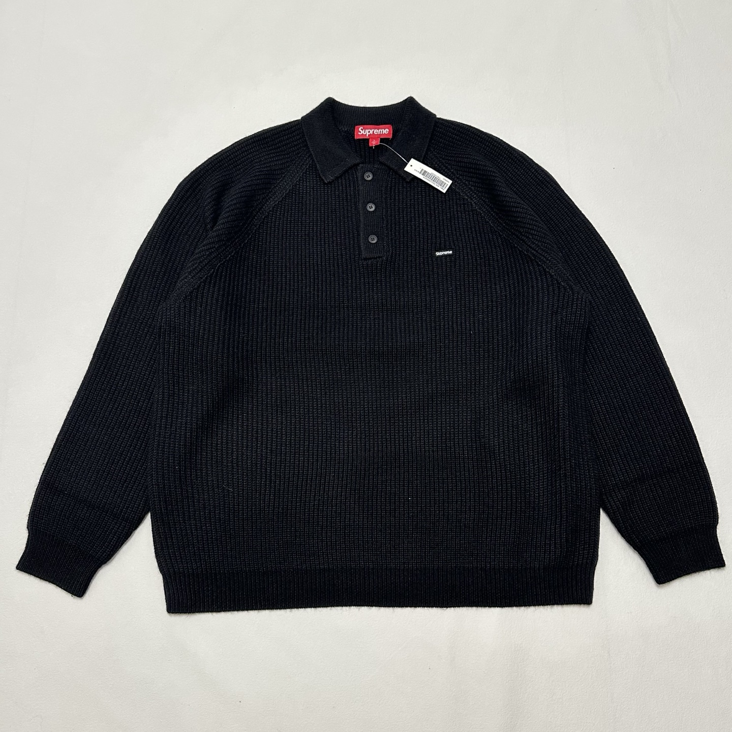 SUPREME FW25 SMALL BOX POLO SWEATER