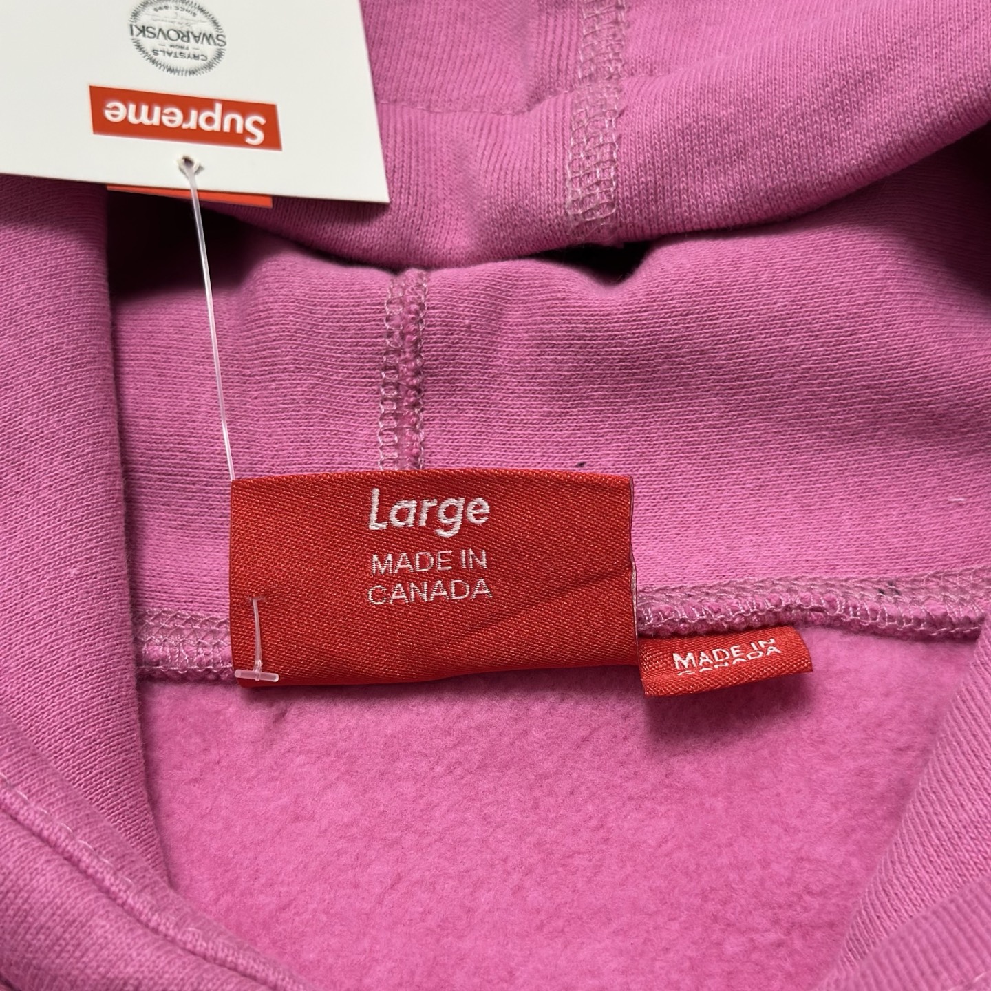 Supreme Swarovski Motion Logo Hooded Sweatshirt