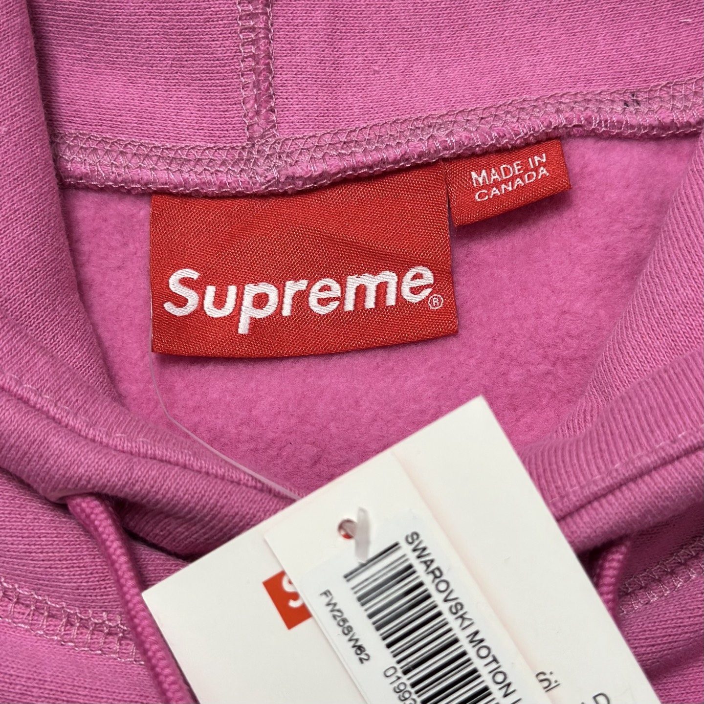 Supreme Swarovski Motion Logo Hooded Sweatshirt