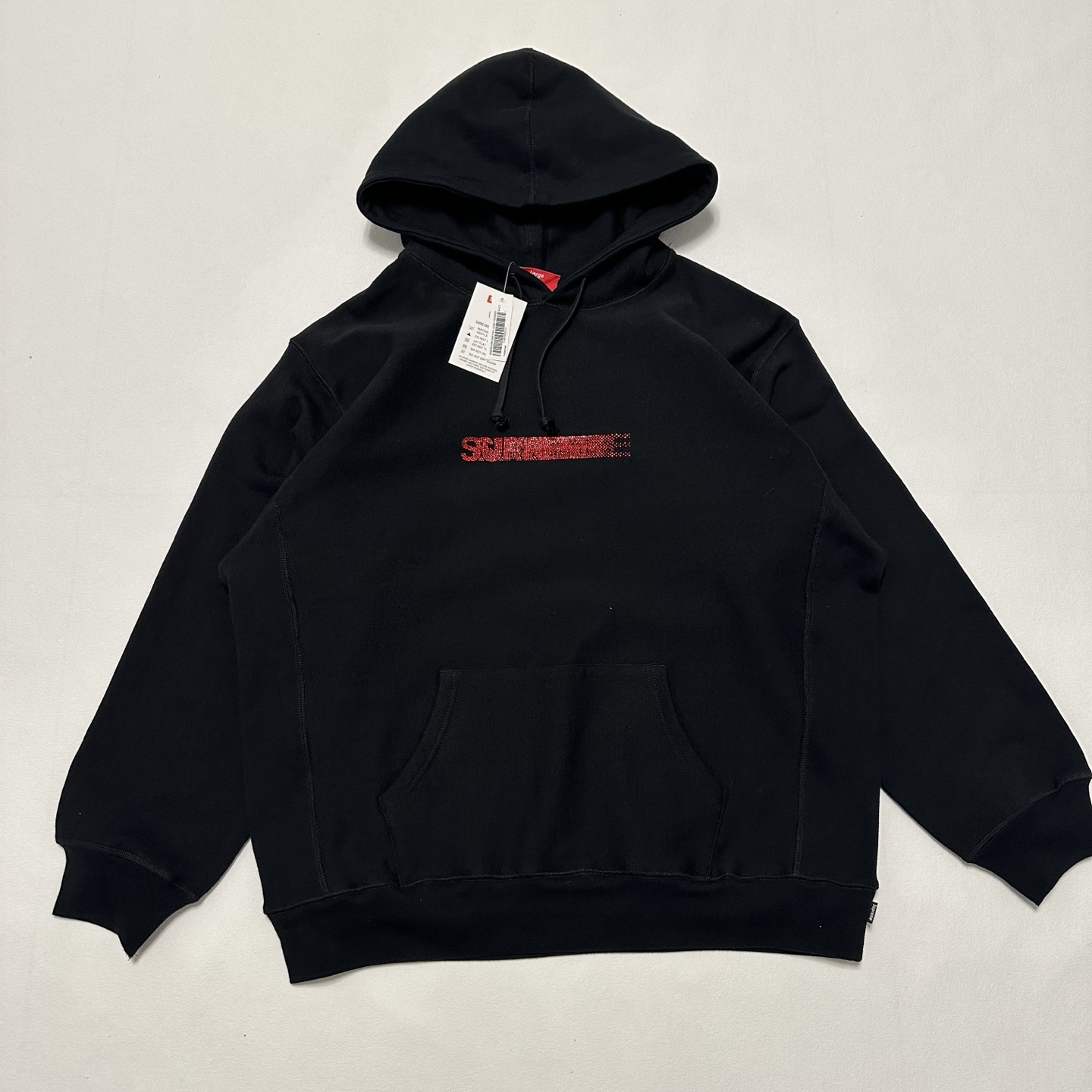 Supreme Swarovski Motion Logo Hooded Sweatshirt