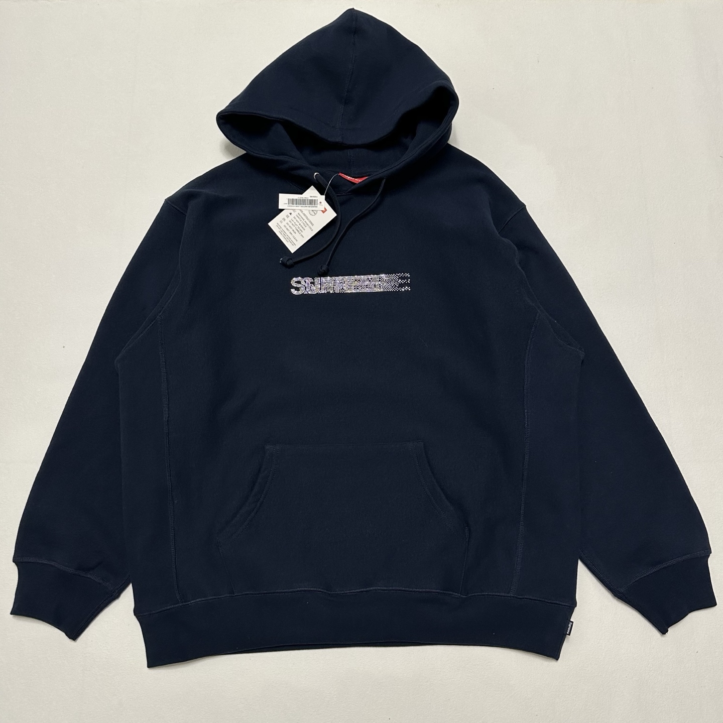 Supreme Swarovski Motion Logo Hooded Sweatshirt