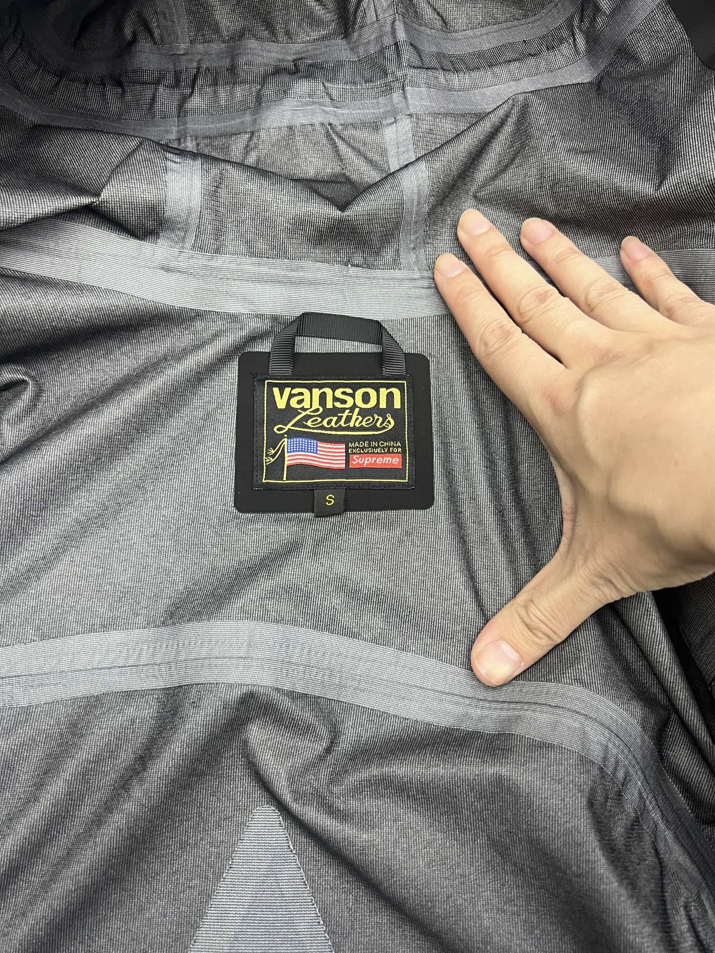 Supreme x Vanson Leathers FW25 GORE-TEX Shell Jacket