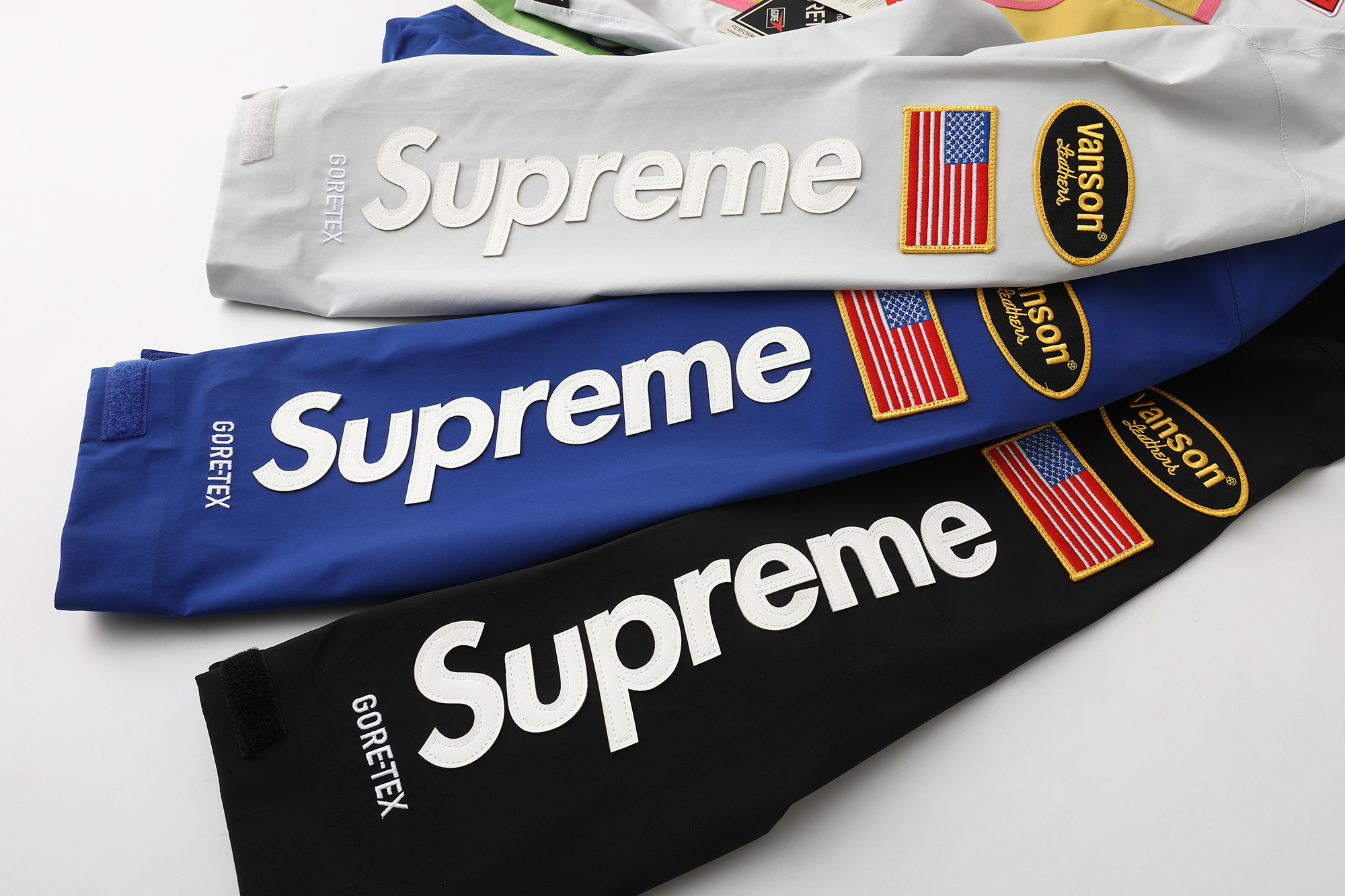 Supreme x Vanson Leathers FW25 GORE-TEX Shell Jacket