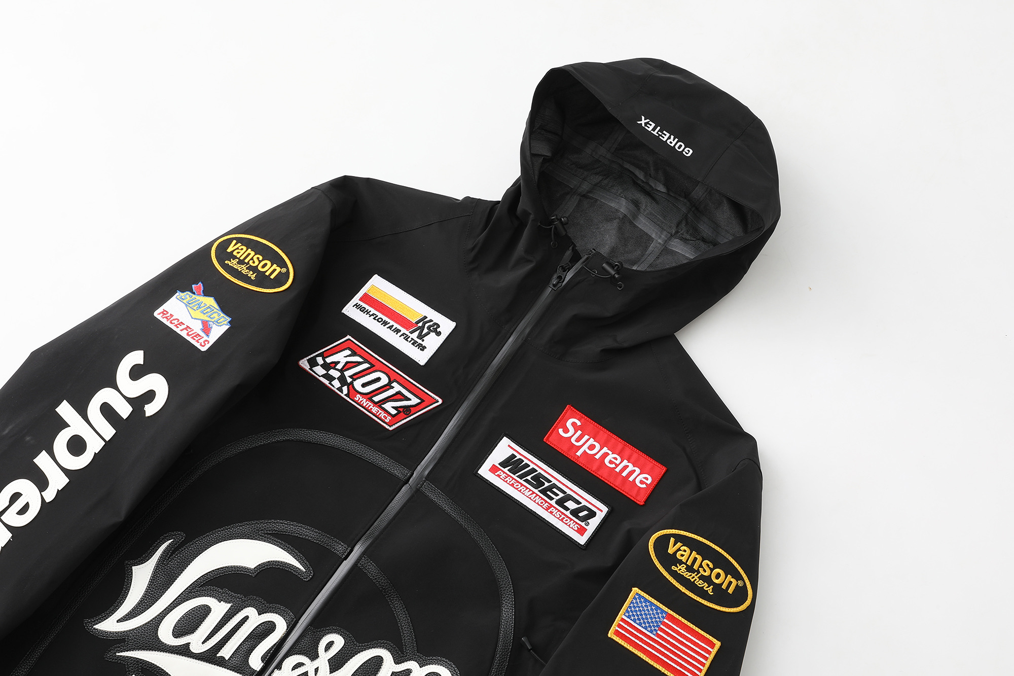 Supreme x Vanson Leathers FW25 GORE-TEX Shell Jacket