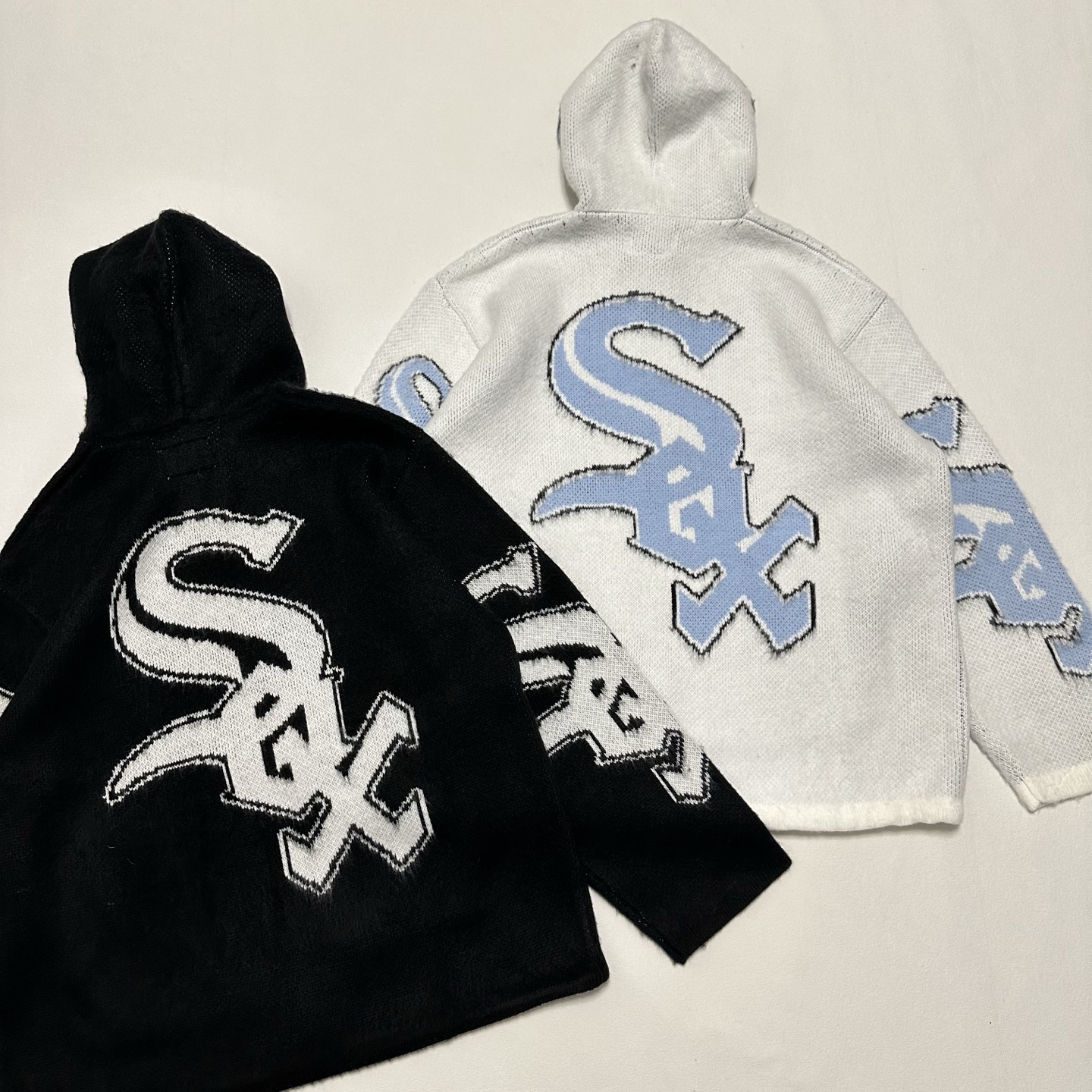 SUPREME FW25 CHICAGO WHITE SOX ZIP UP HOODED SWEATER