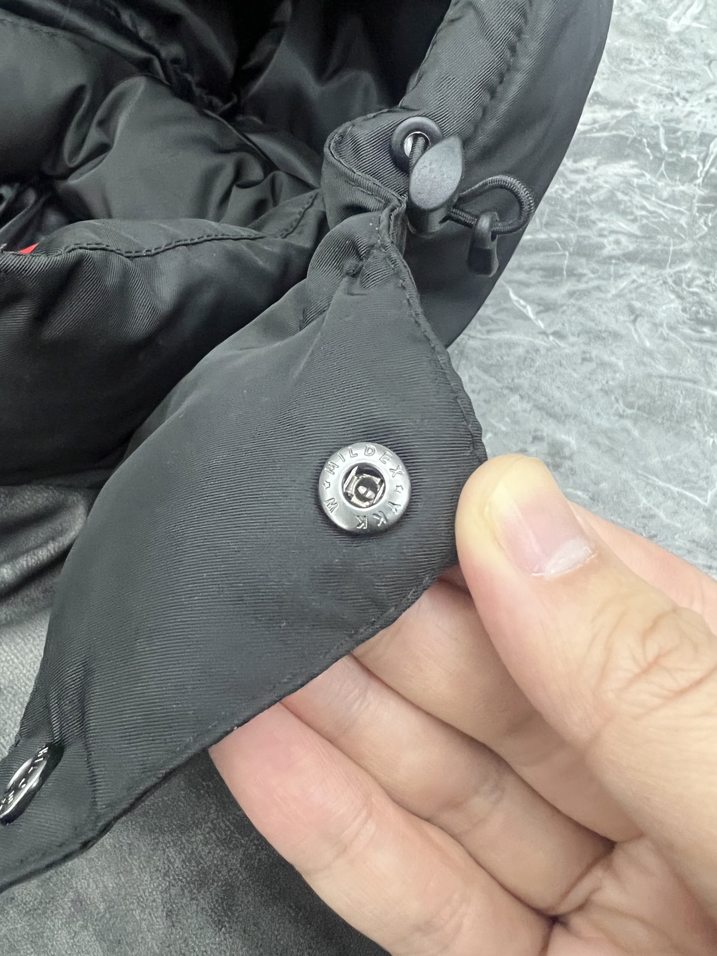 SUPREME  25FW LEATHER YOKE PUFFER JACKET