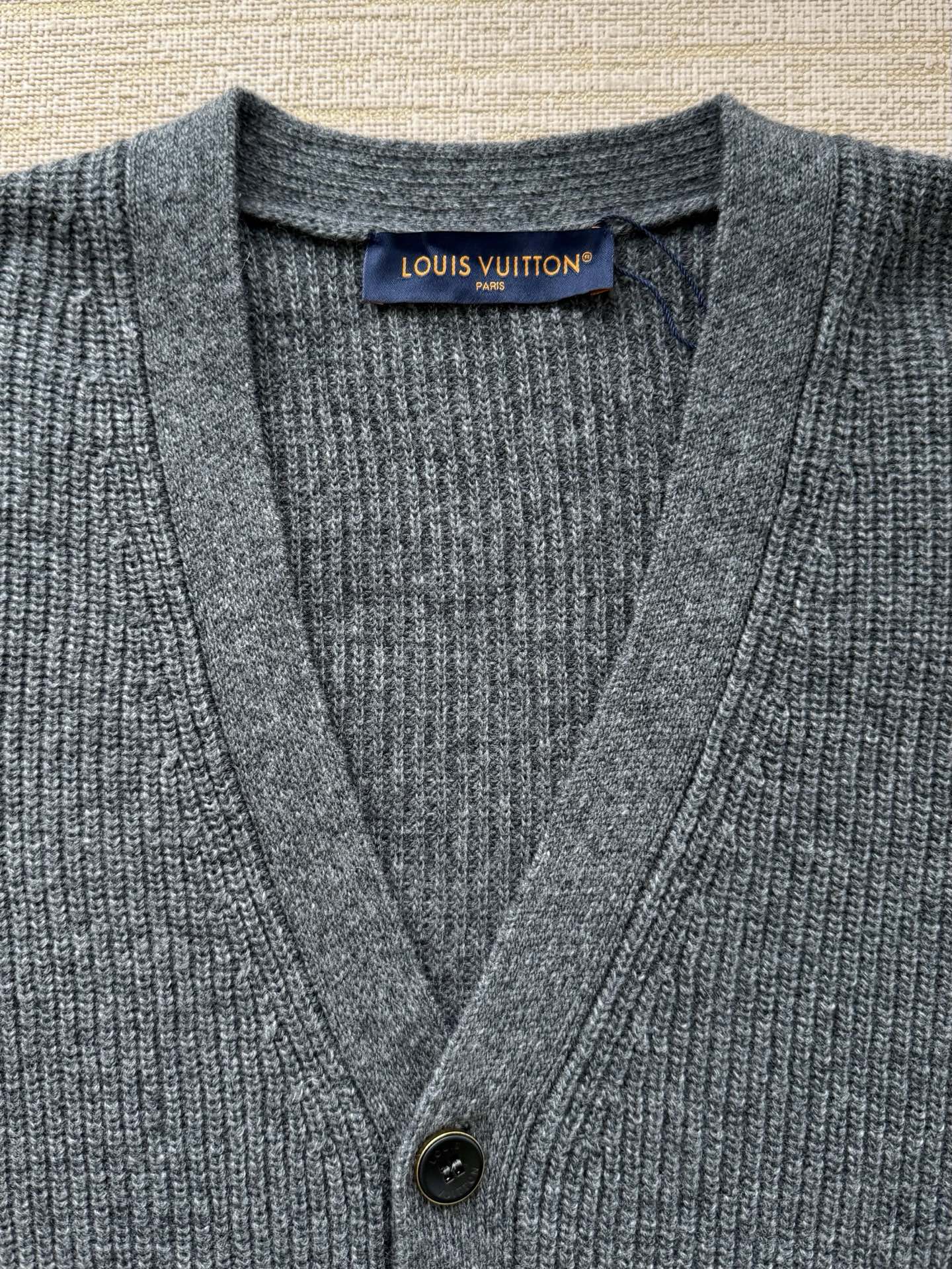 1AIK07 エンブロイダリー シグネチャー カシミヤカーディガン