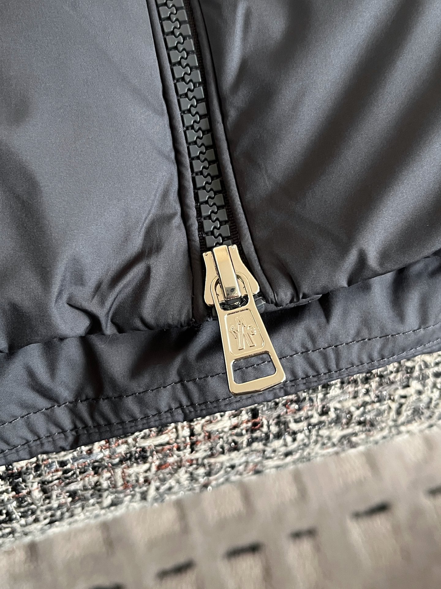 Moncler Navy Solayan Down Jacket