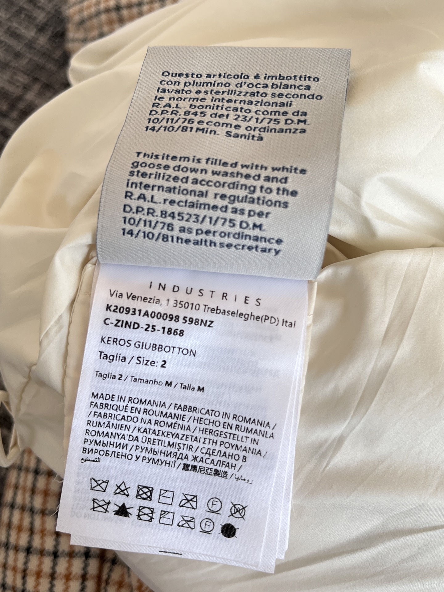 Moncler Down jacket "Kwros"