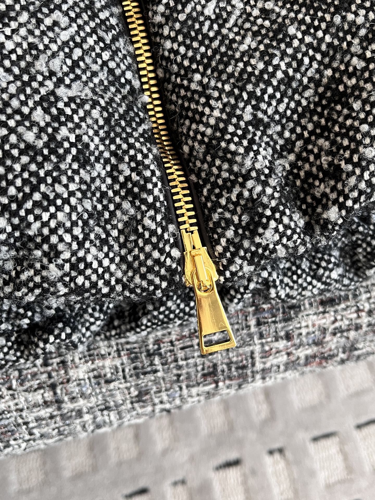 Moncler Brezesse Wool Bouclé Short Down Jacket