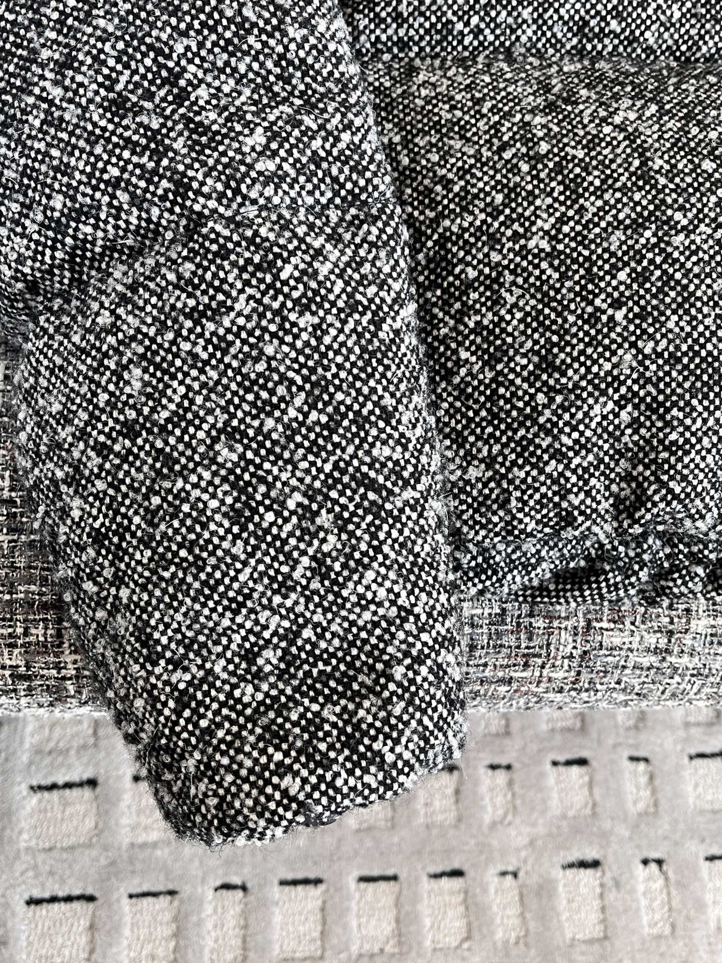 Moncler Brezesse Wool Bouclé Short Down Jacket