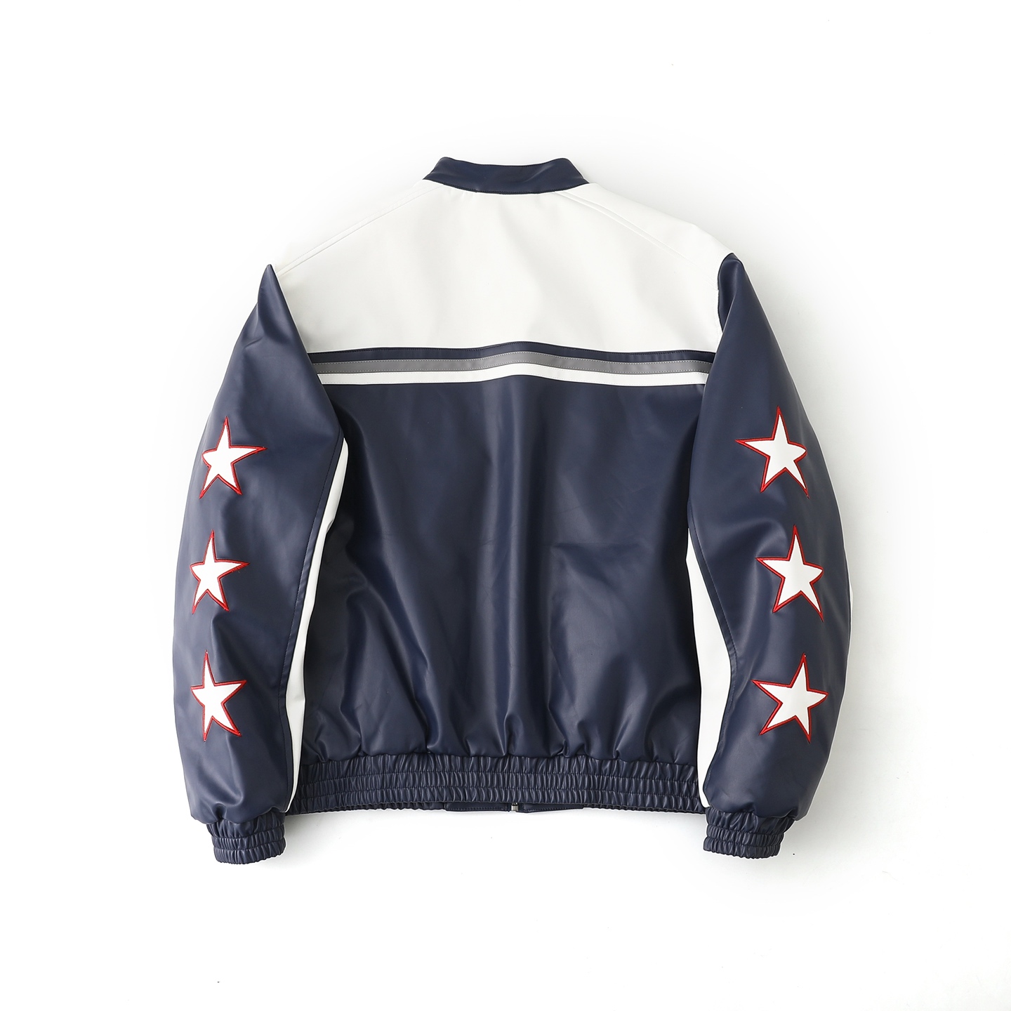 Red Bull Racing themed leather jacket