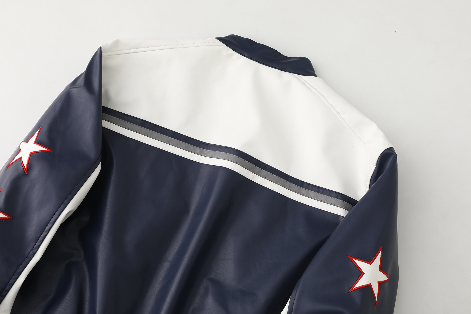 Red Bull Racing themed leather jacket