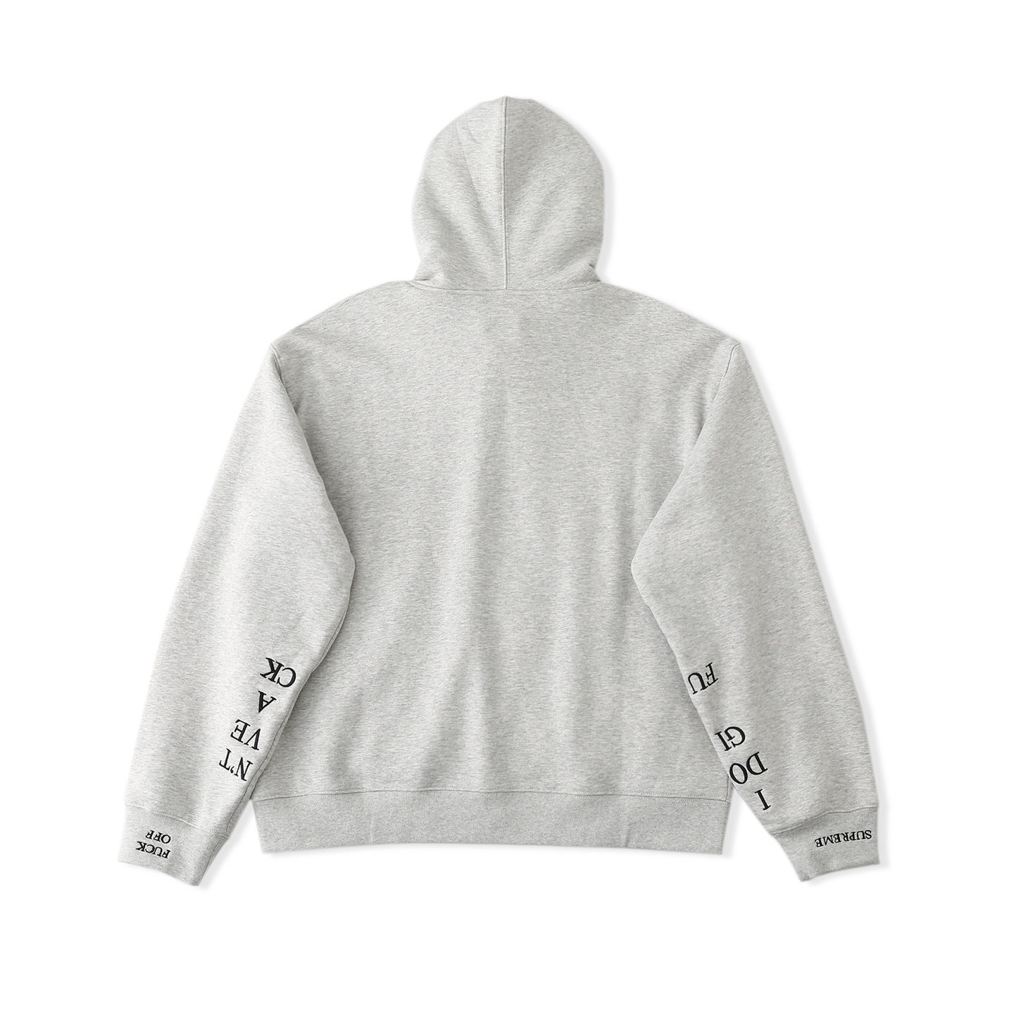 Supreme FW25 IDGAF Zip Up Hooded Sweatshirt