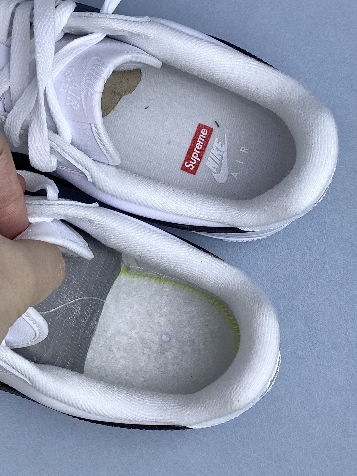 Supreme × Nike Air Force 1 Low "White/Black"