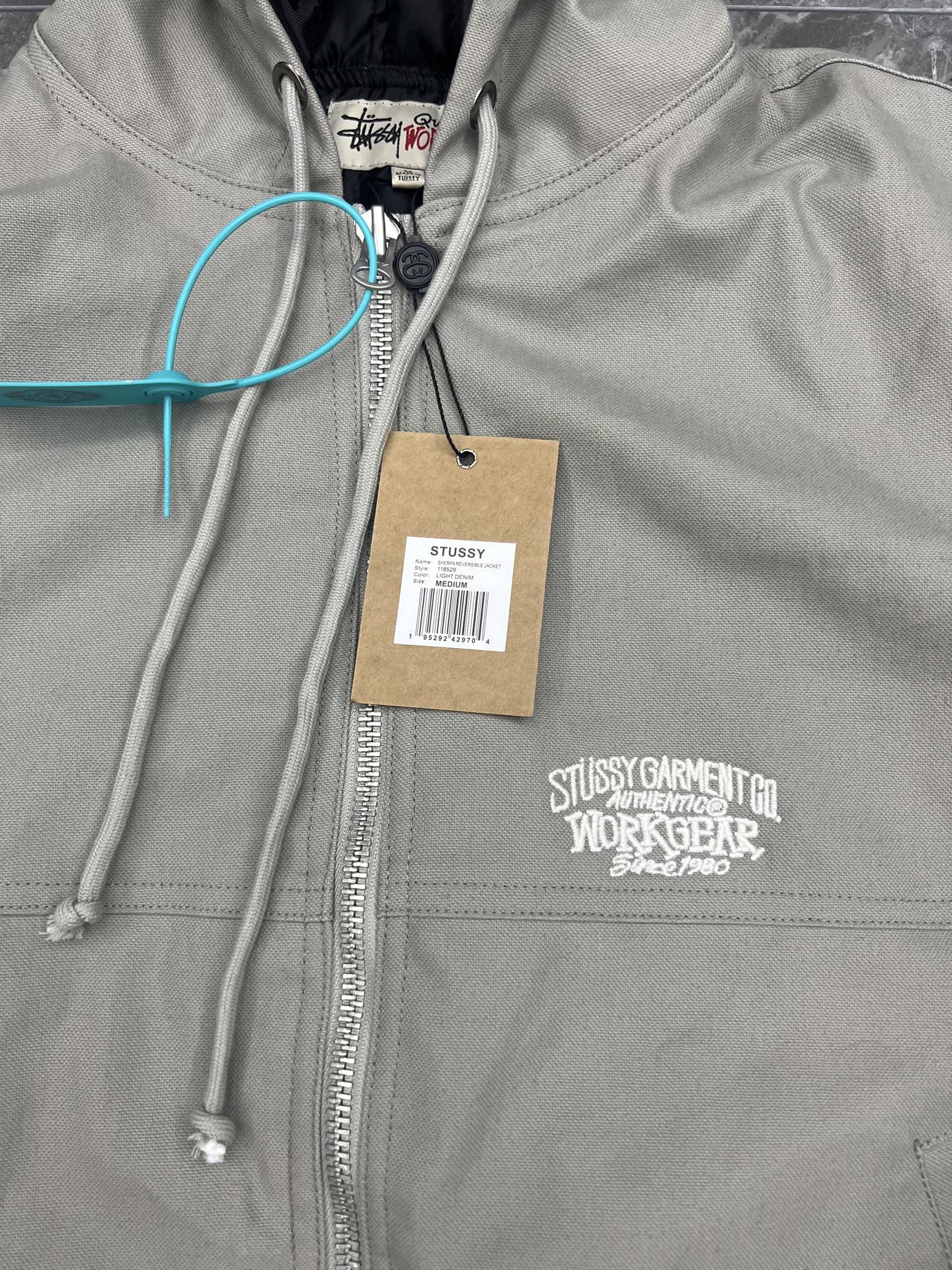 STUSSY FW25 Contrast Stitch Work Jacket