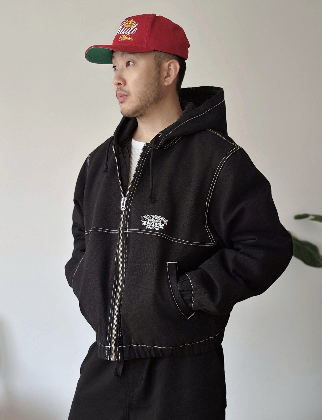 STUSSY FW25 Contrast Stitch Work Jacket