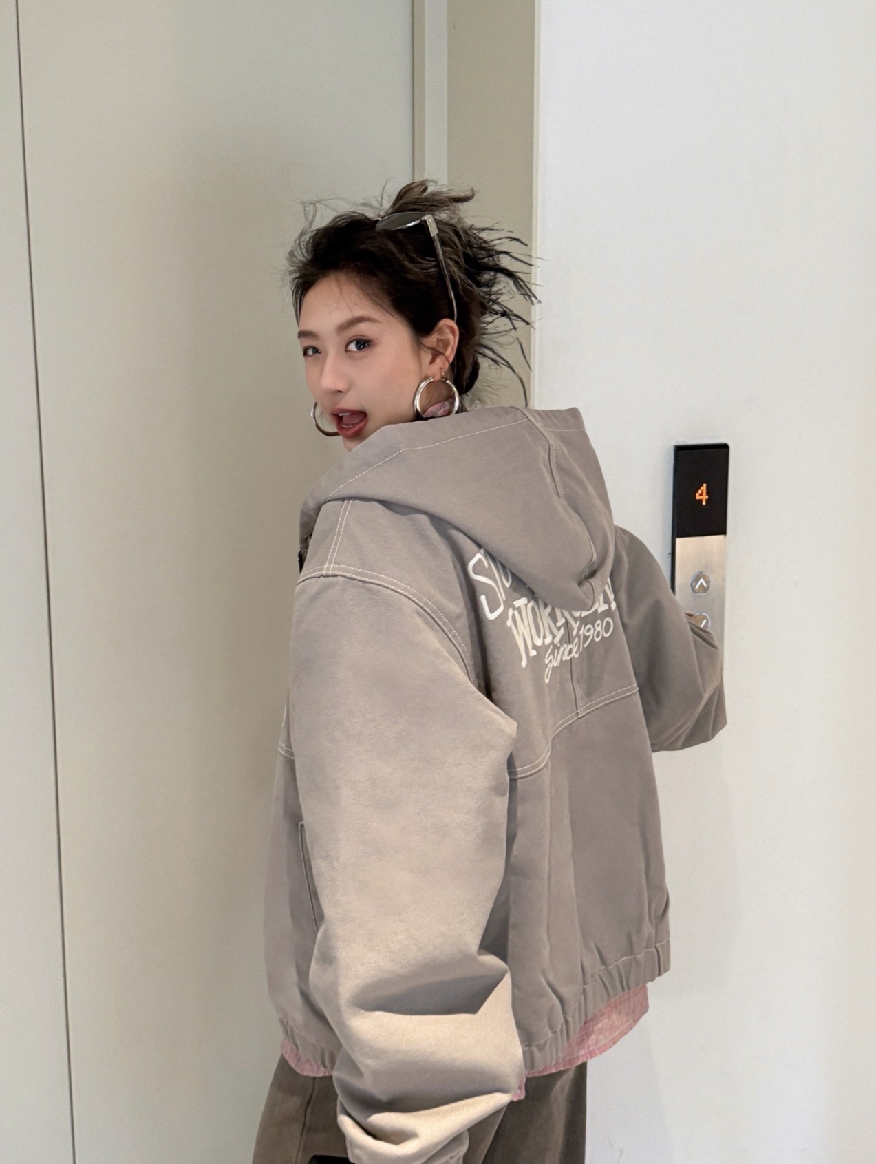 STUSSY FW25 Contrast Stitch Work Jacket