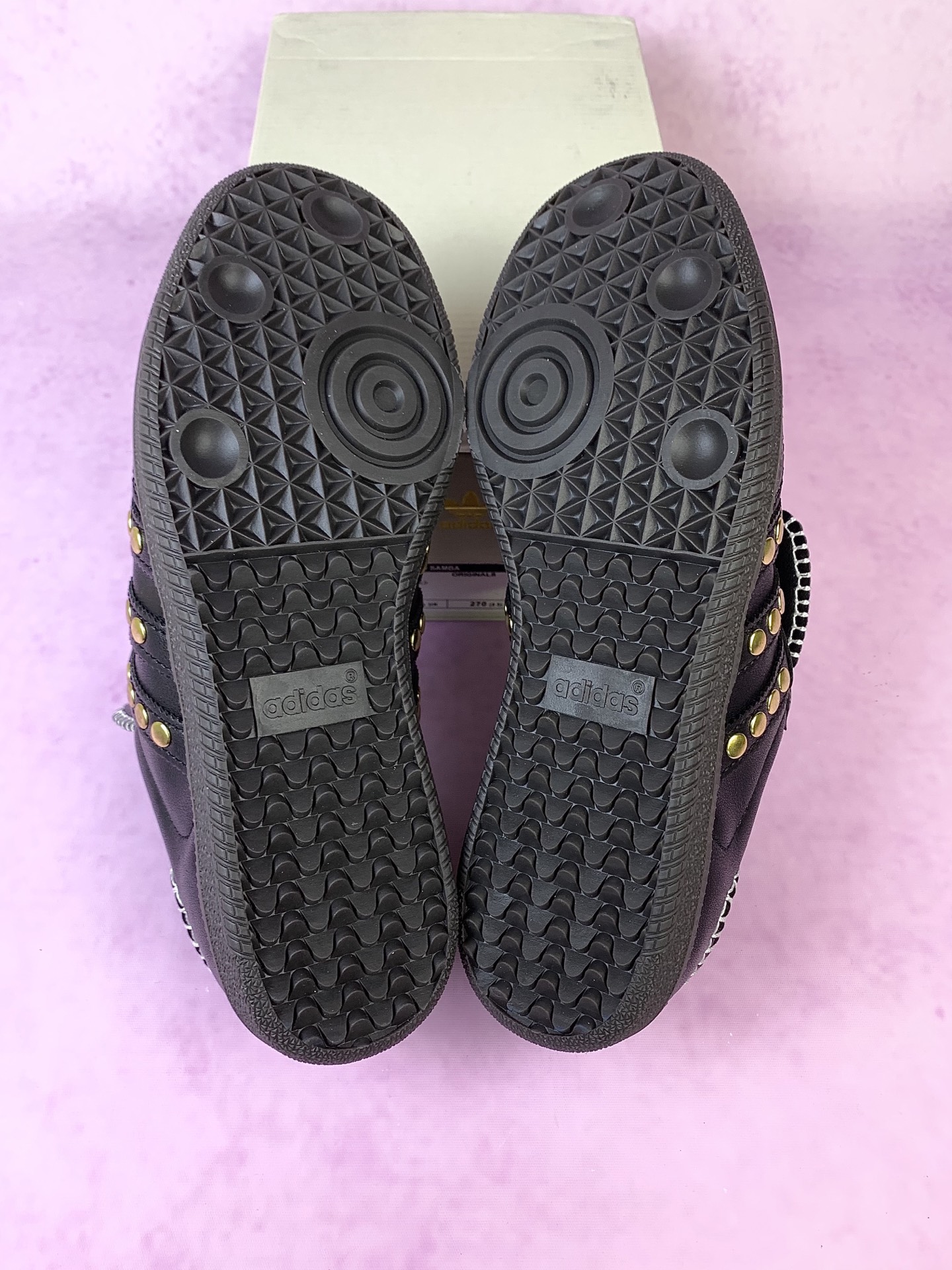 Wales Bonner × adidas Originals Samba Studded "Core Black"