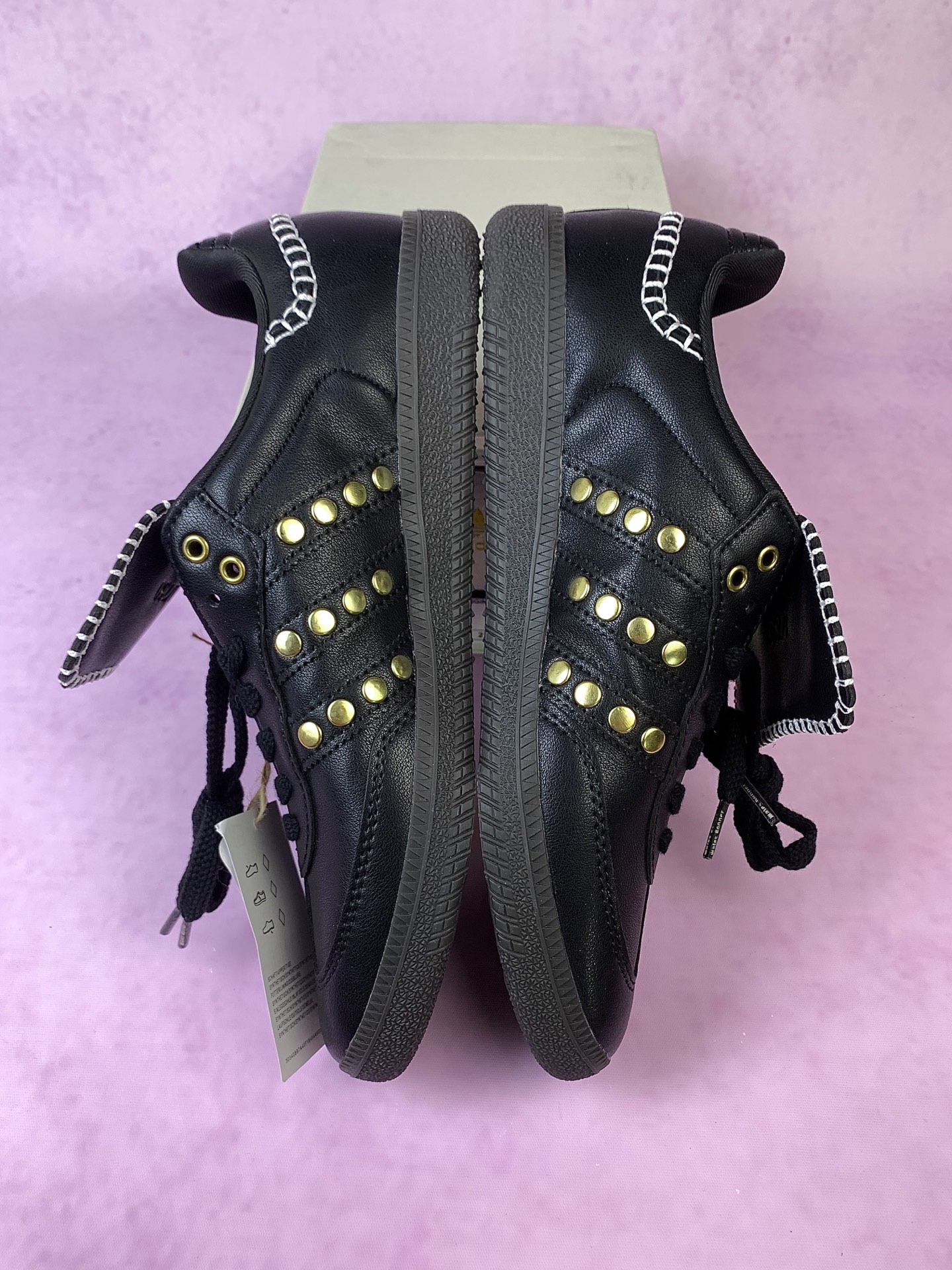Wales Bonner × adidas Originals Samba Studded "Core Black"