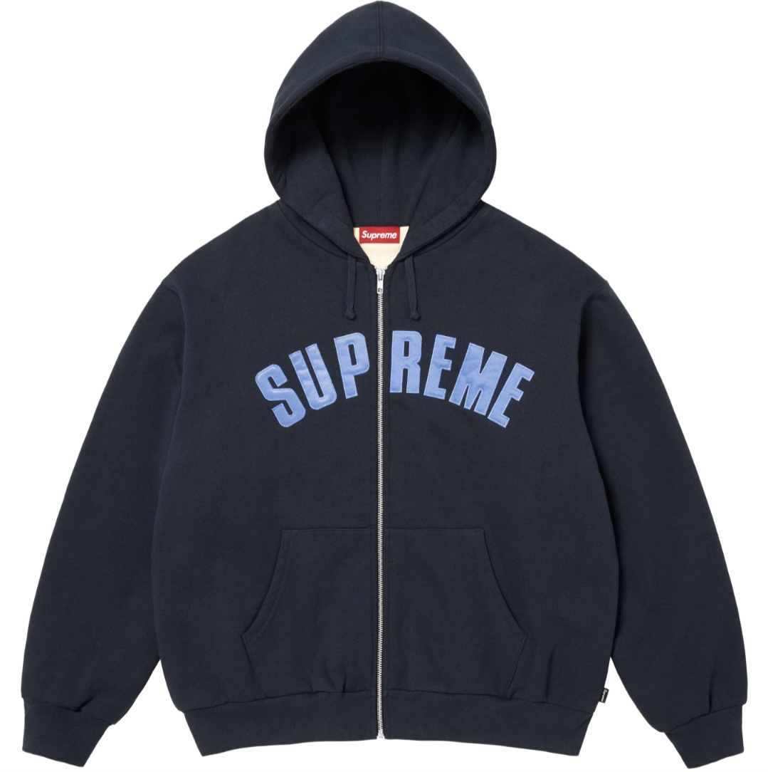 Supreme Arc Thermal Lined Zip Up Hooded Sweatshirt