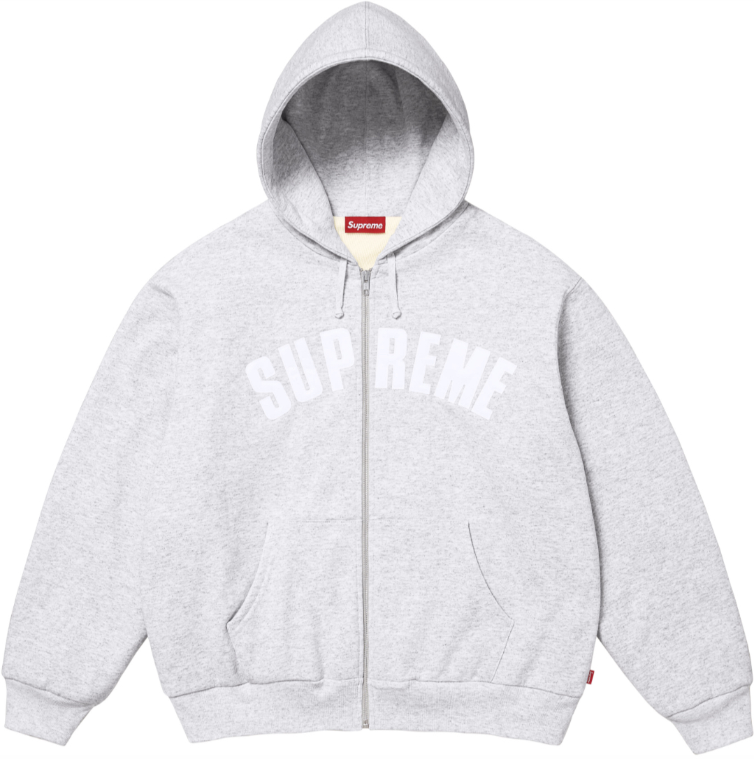 Supreme Arc Thermal Lined Zip Up Hooded Sweatshirt