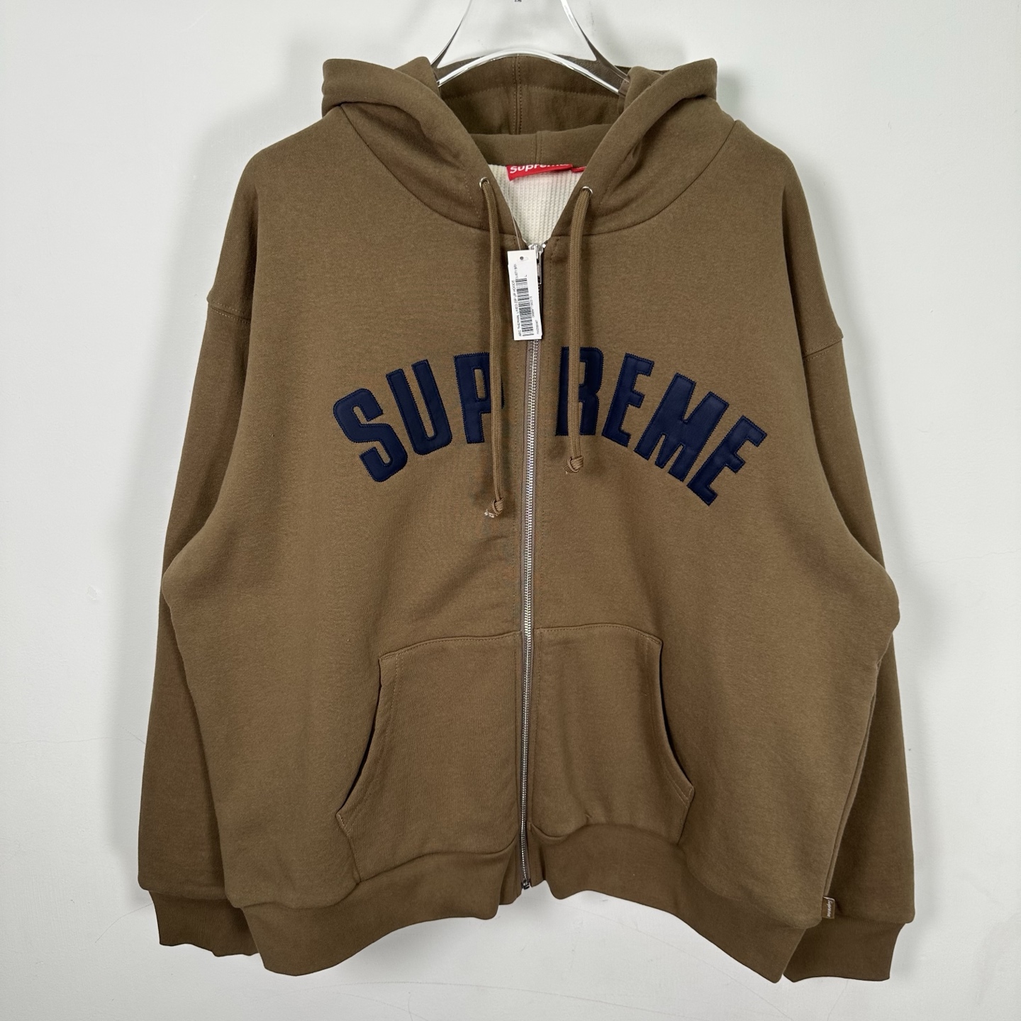 Supreme Arc Thermal Lined Zip Up Hooded Sweatshirt