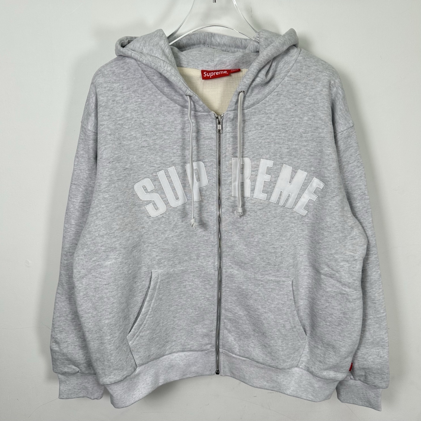 Supreme Arc Thermal Lined Zip Up Hooded Sweatshirt
