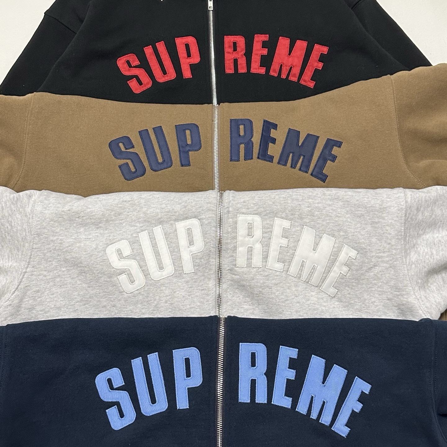 Supreme Arc Thermal Lined Zip Up Hooded Sweatshirt