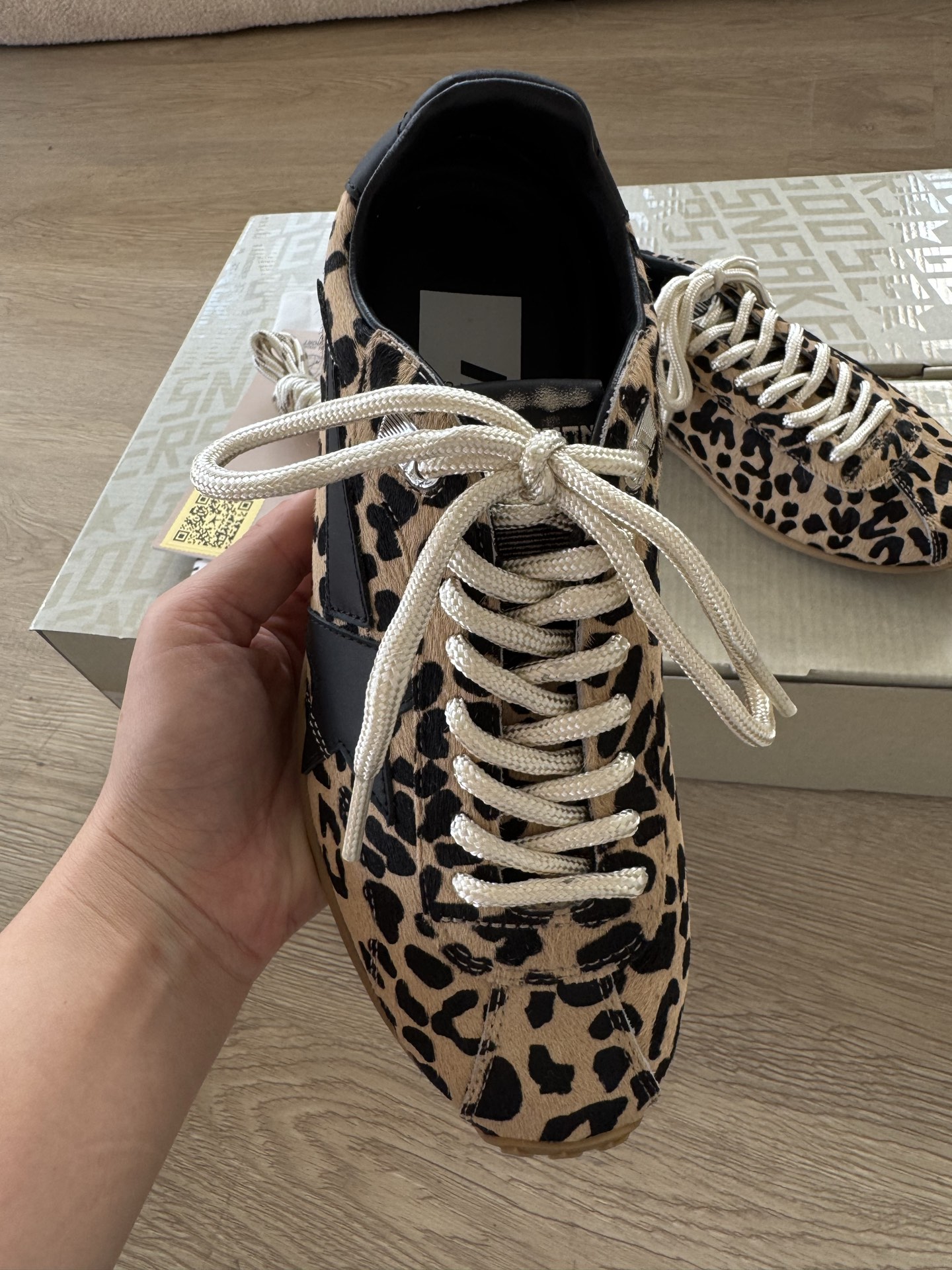 Golden Goose Marathon Speed leopard sneakers