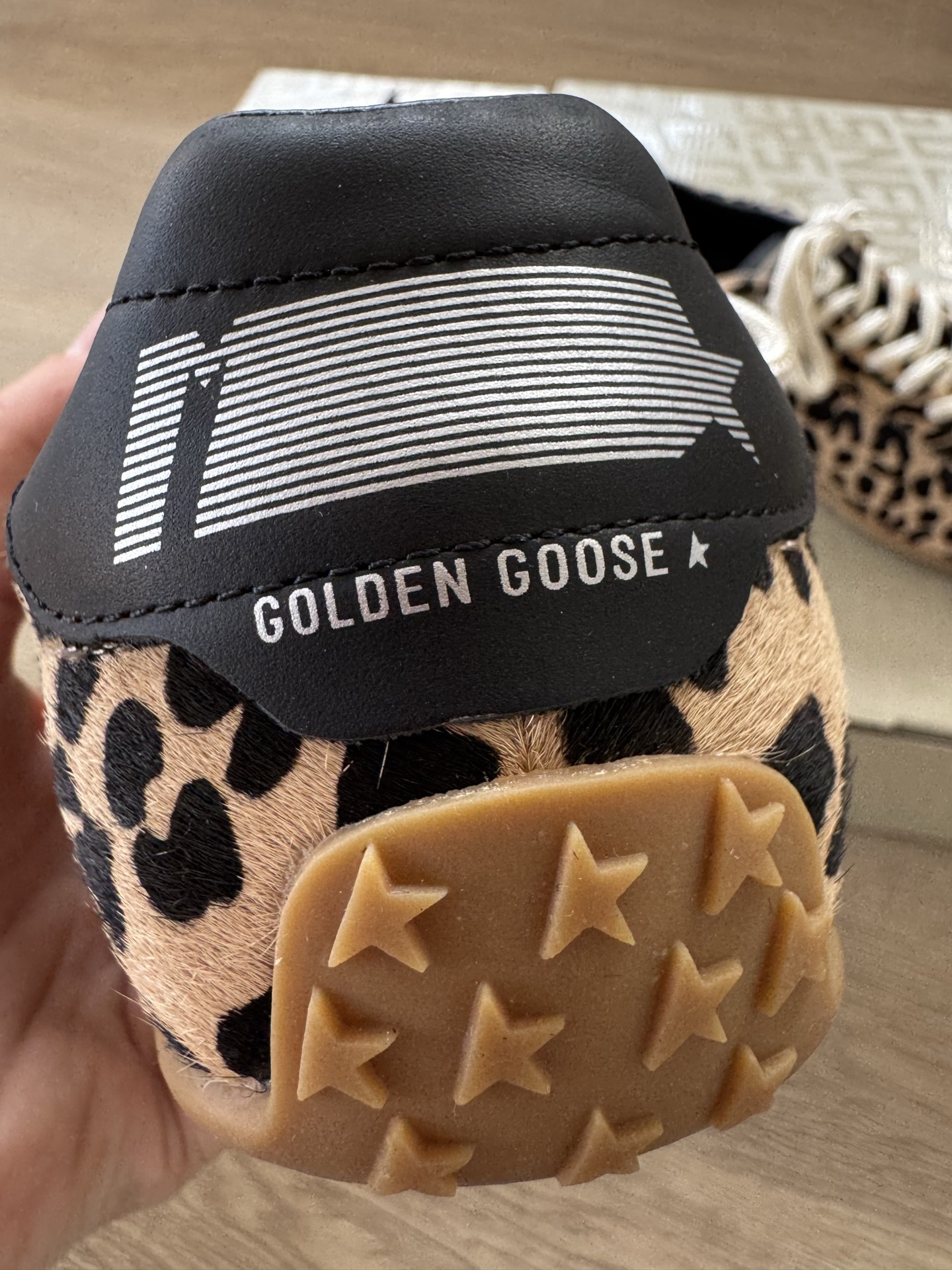 Golden Goose Marathon Speed leopard sneakers