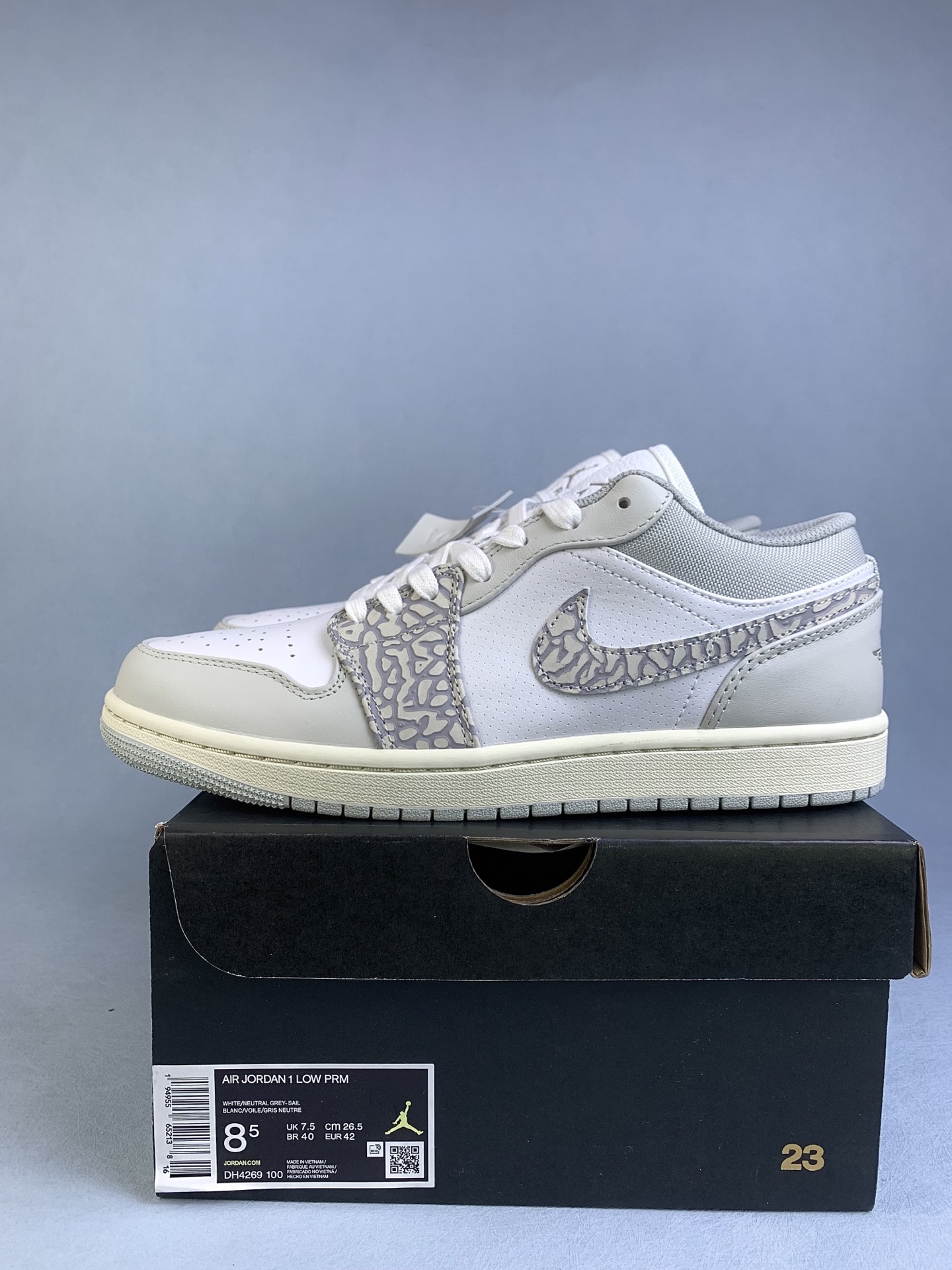 Nike Air Jordan 1 Low Premium "Elephant Print/Safari"