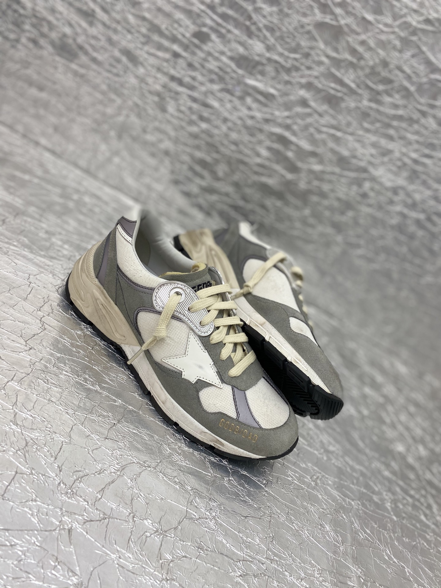 Golden Goose Dad-Star GREY SILVER