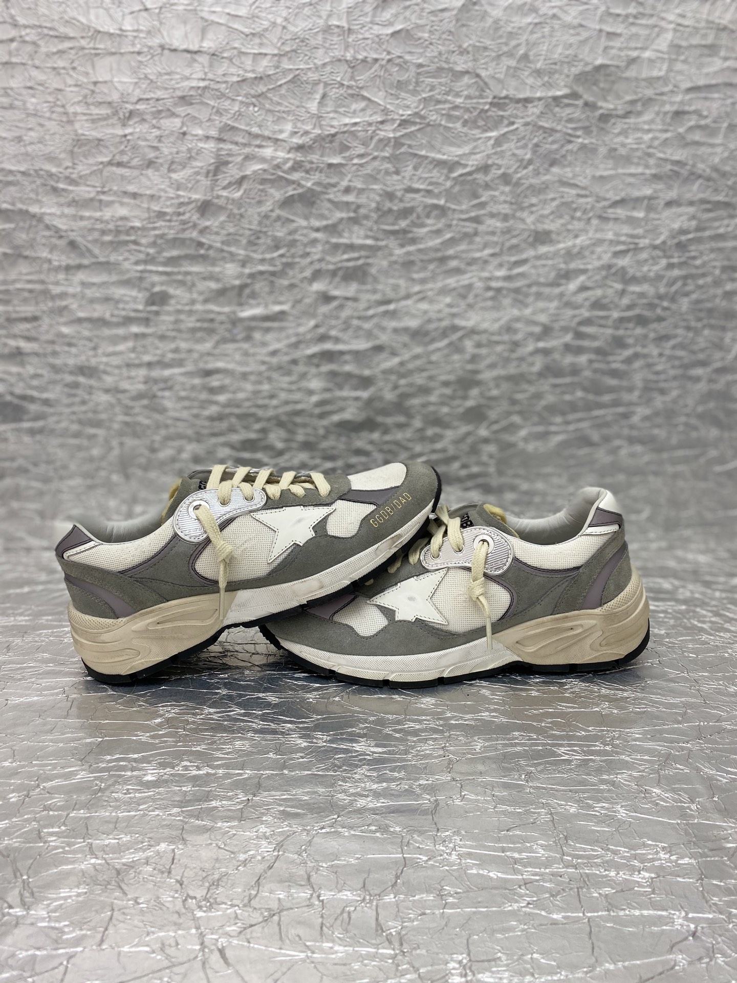 Golden Goose Dad-Star GREY SILVER