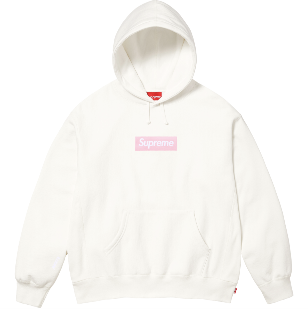 Supreme Box Logo Hooded Sweatshirt (25FW) "White"