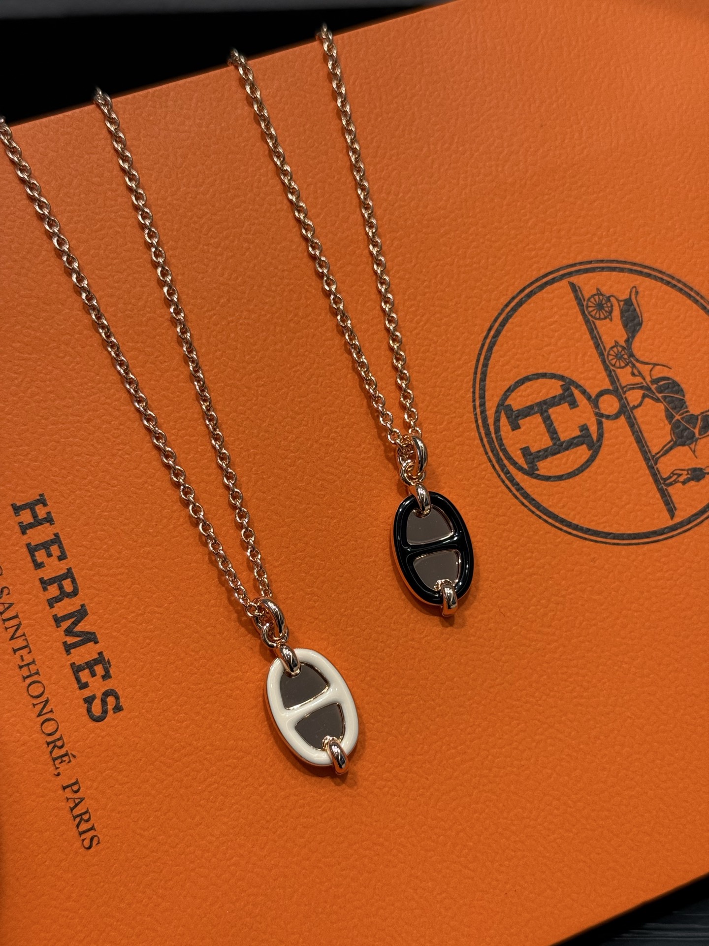 Hermès Mini Maillon pendant necklace