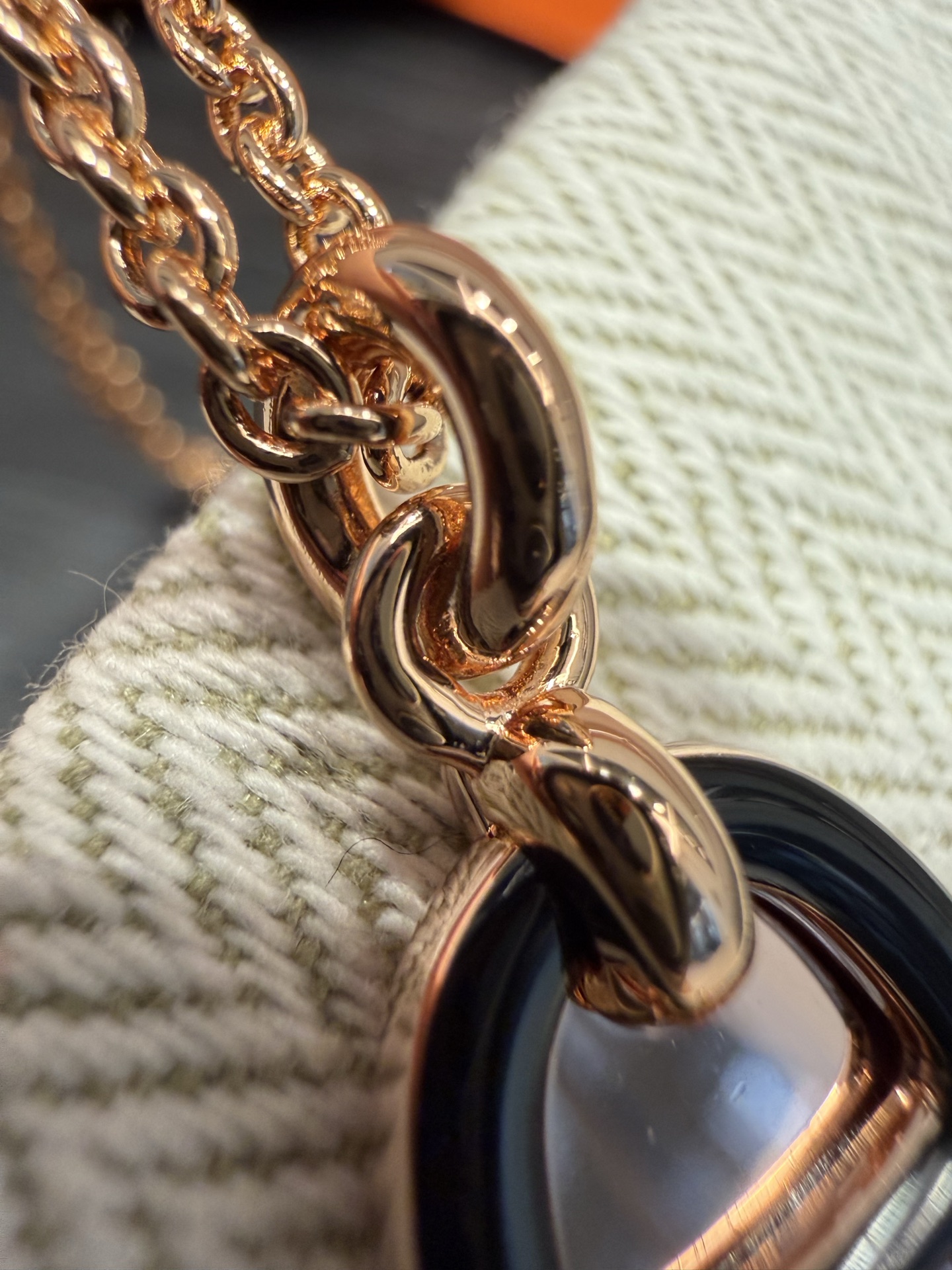 Hermès Mini Maillon pendant necklace