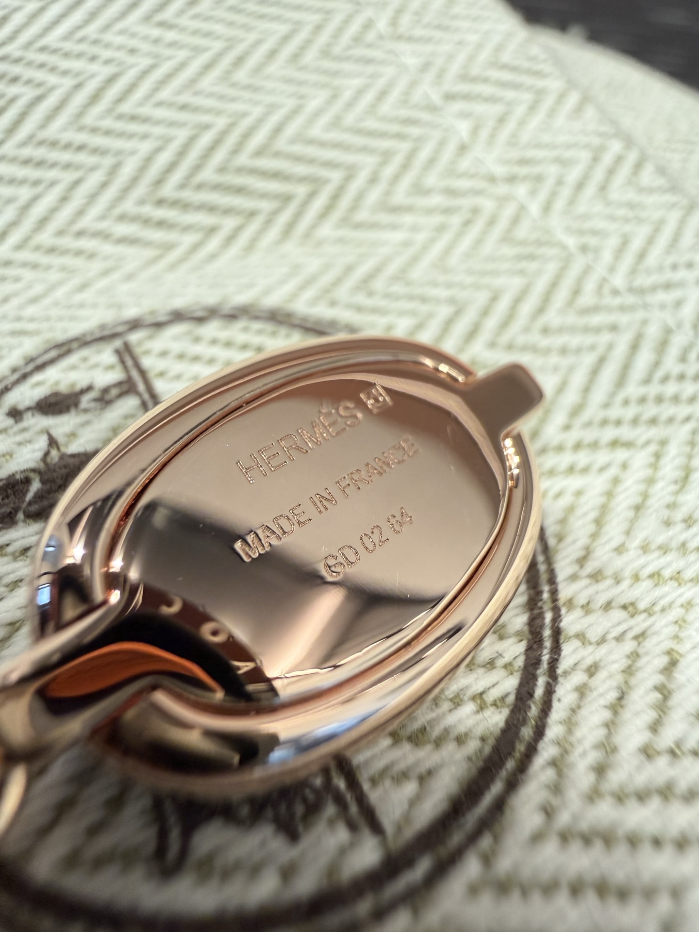 Hermès Mini Maillon pendant necklace