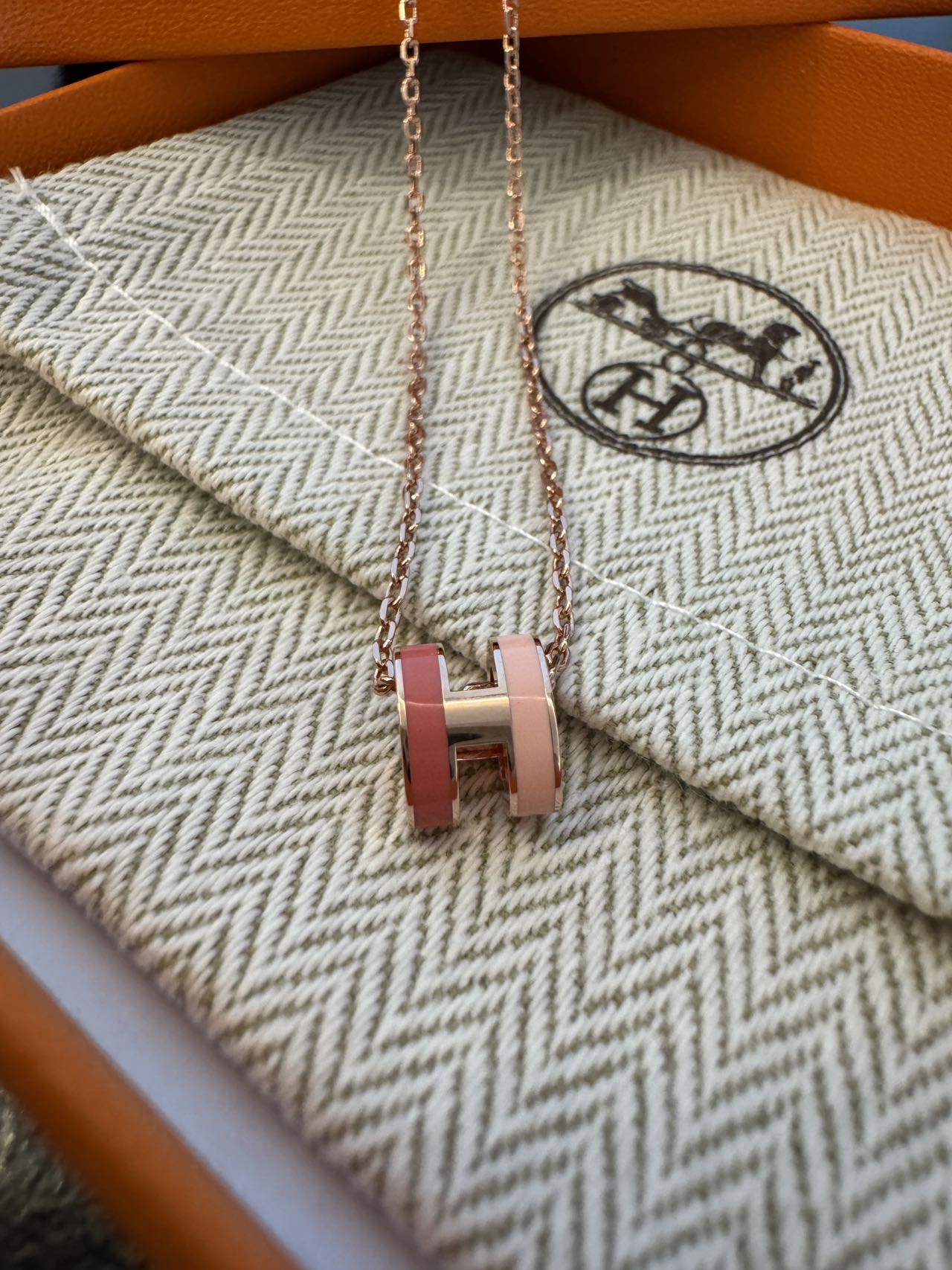Hermès Mini Pop H Rocabar Necklace