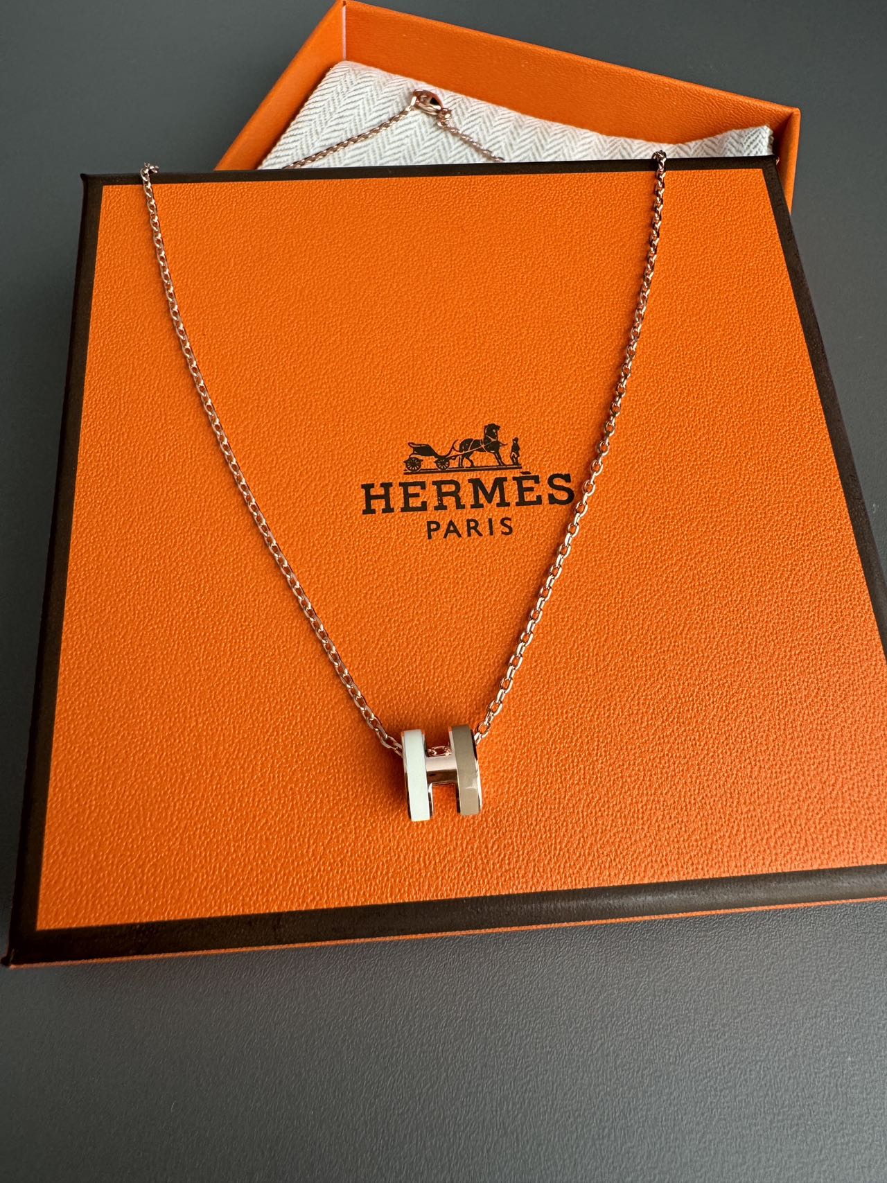 Hermès Mini Pop H Rocabar Necklace