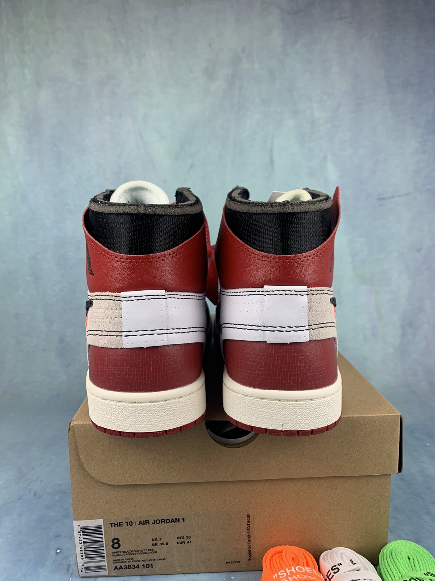 [LJR] Off-White × Nike Air Jordan 1 Retro High The Ten "Chicago"