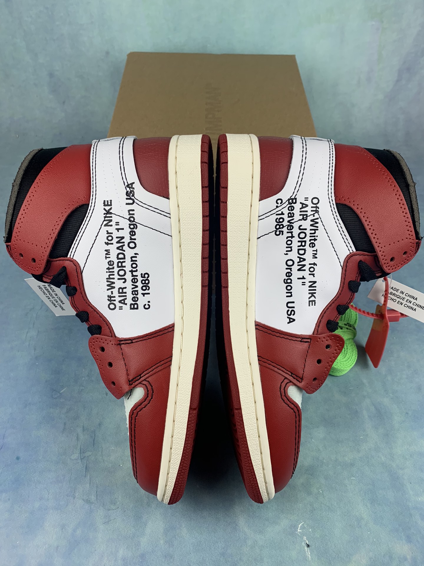 [LJR] Off-White × Nike Air Jordan 1 Retro High The Ten "Chicago"