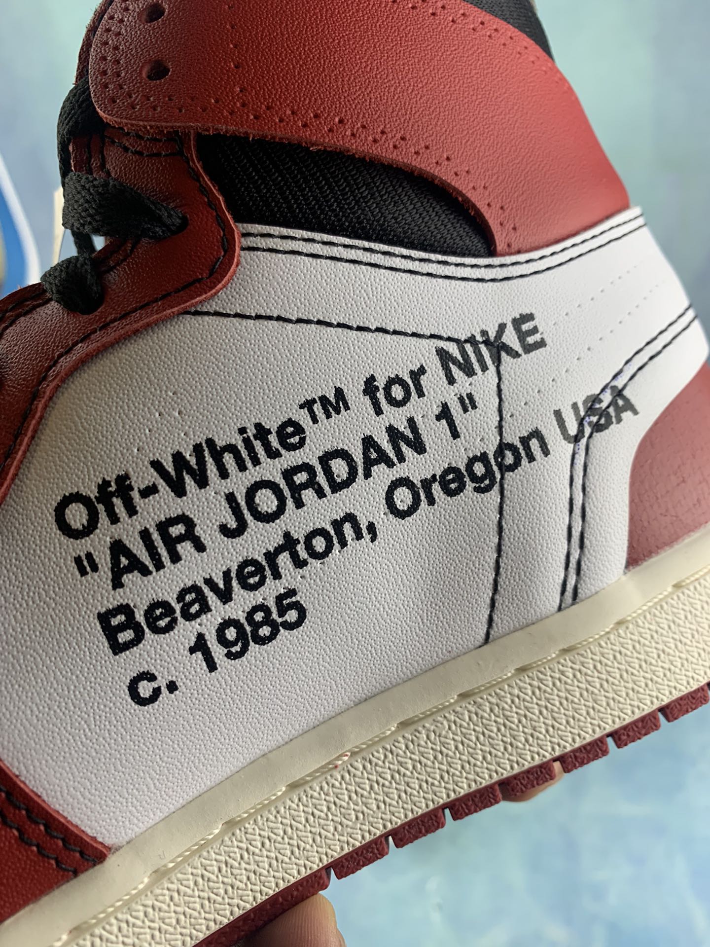 [LJR] Off-White × Nike Air Jordan 1 Retro High The Ten "Chicago"